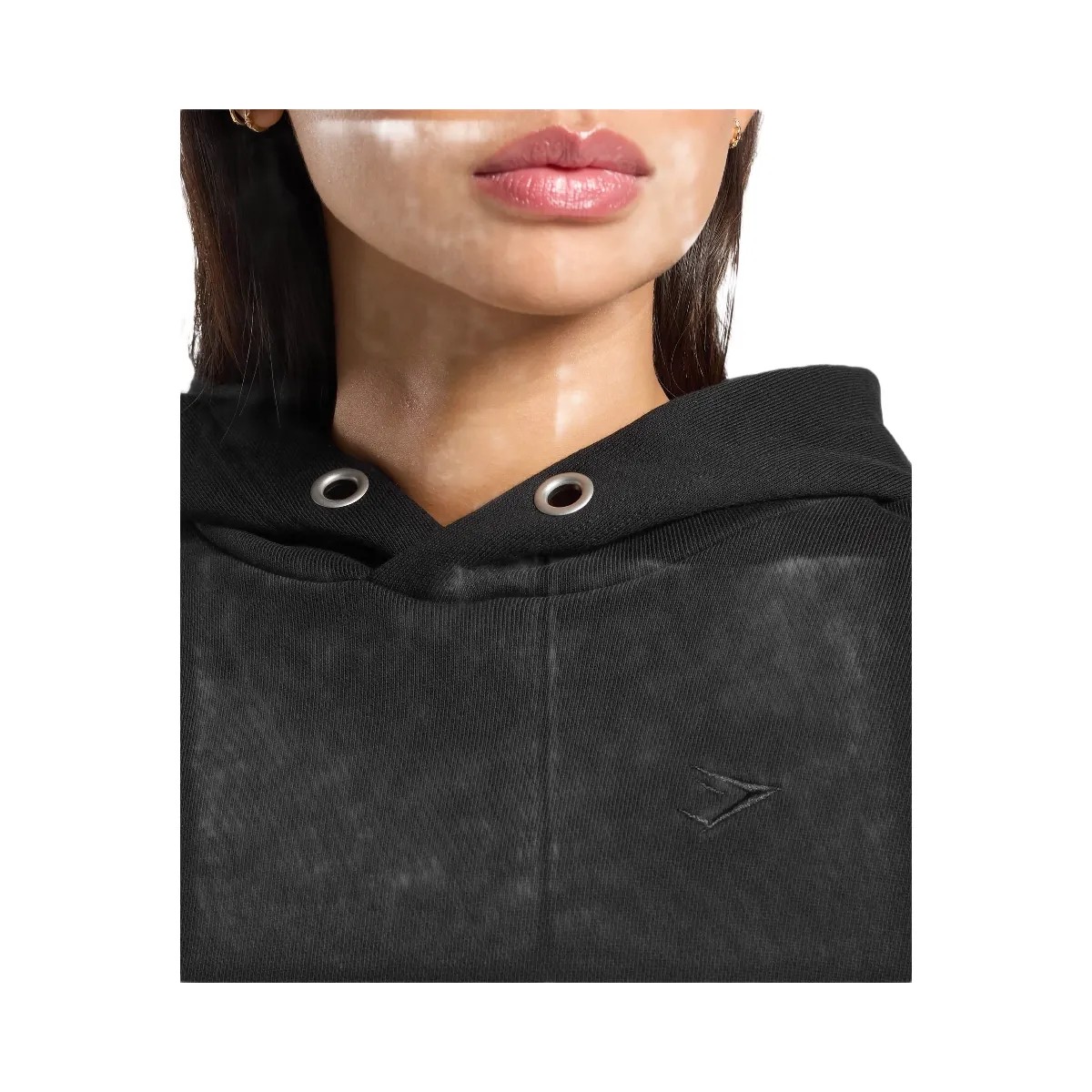 Gymshark Rest Day Sweats 2.0 Oversized Hoodie - Black - HypeFly India View 5