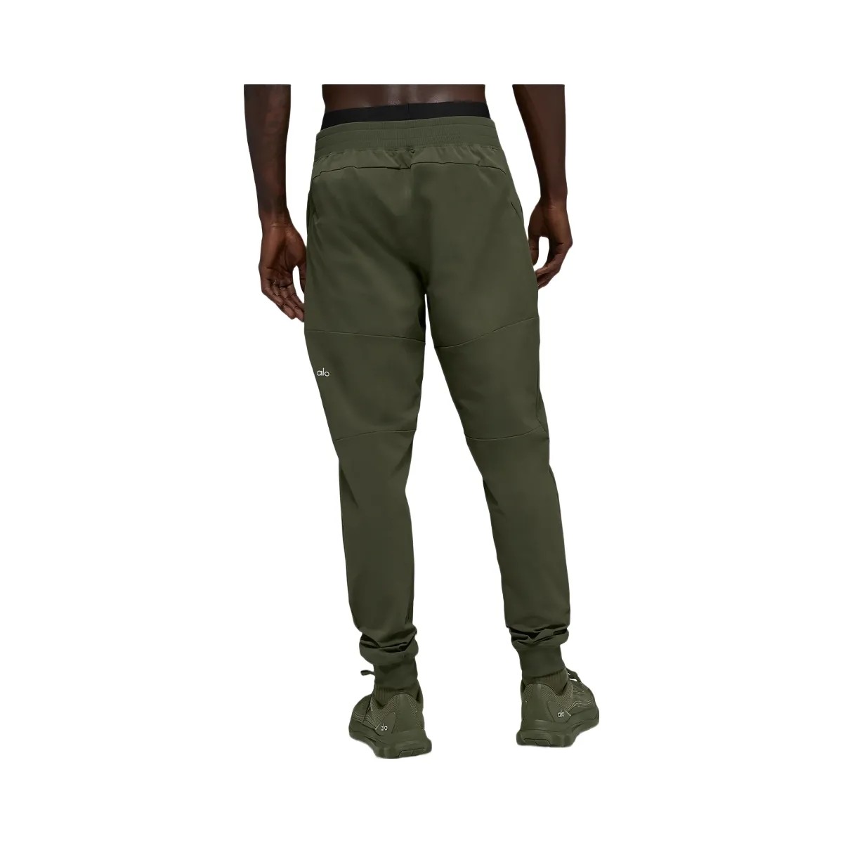 Alo Men's Co-Op Pant - Green Olive - HypeFly India View 4