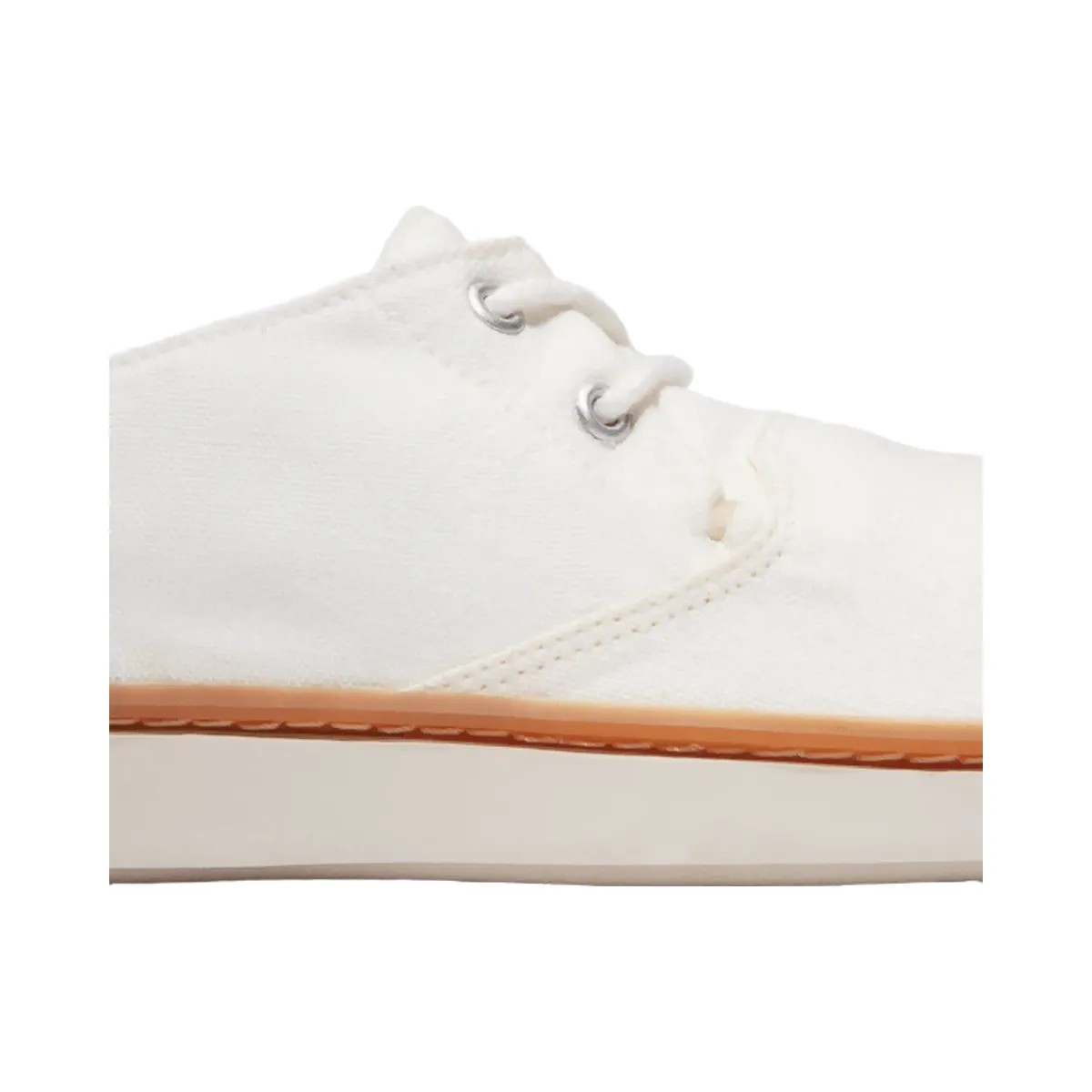 Timberland Hookset Canvas Sneaker White Canvas Men'S - HypeFly India View 3