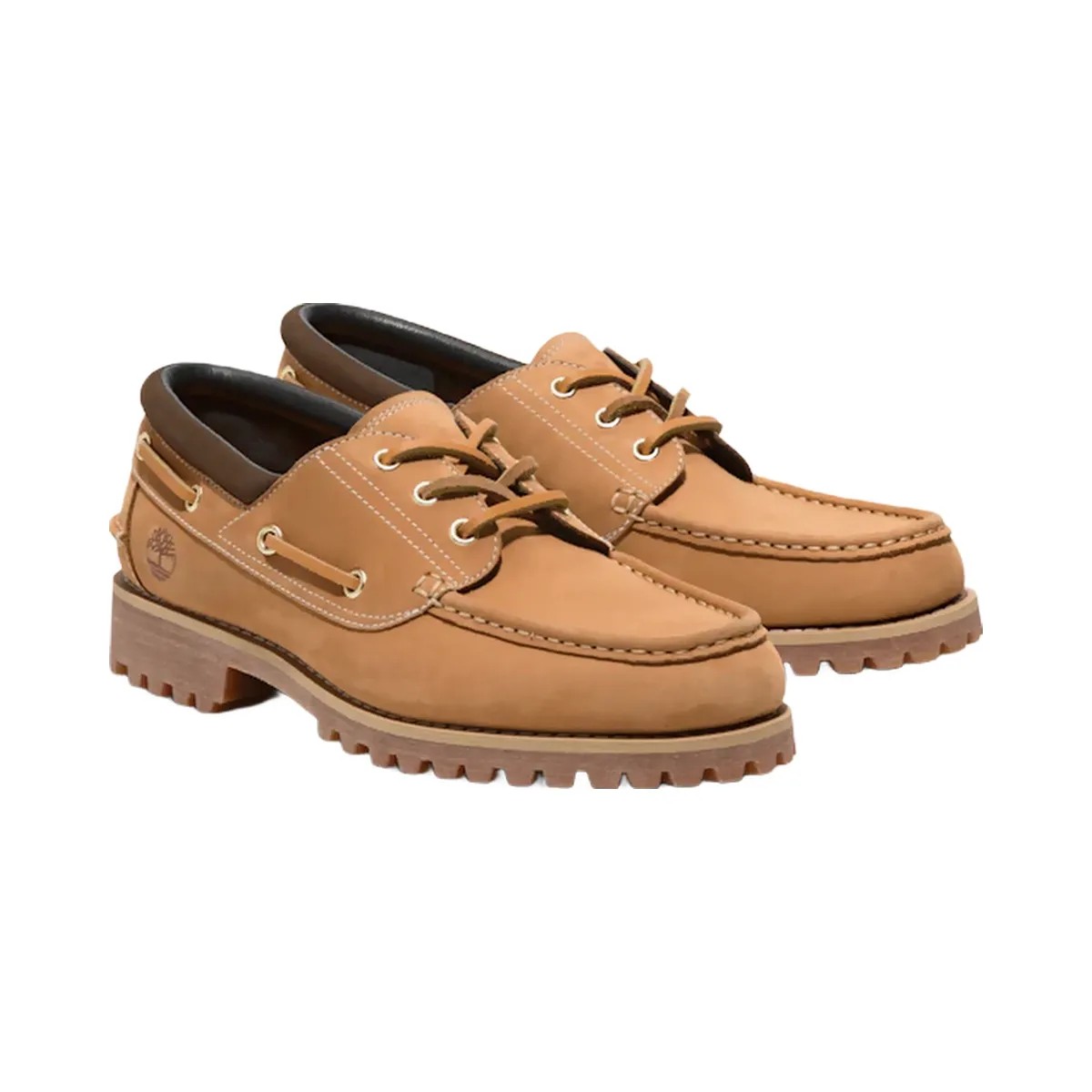 Timberland Authentics 3-Eye Boat Shoe Wheat Nubuck Men'S - HypeFly India View 1