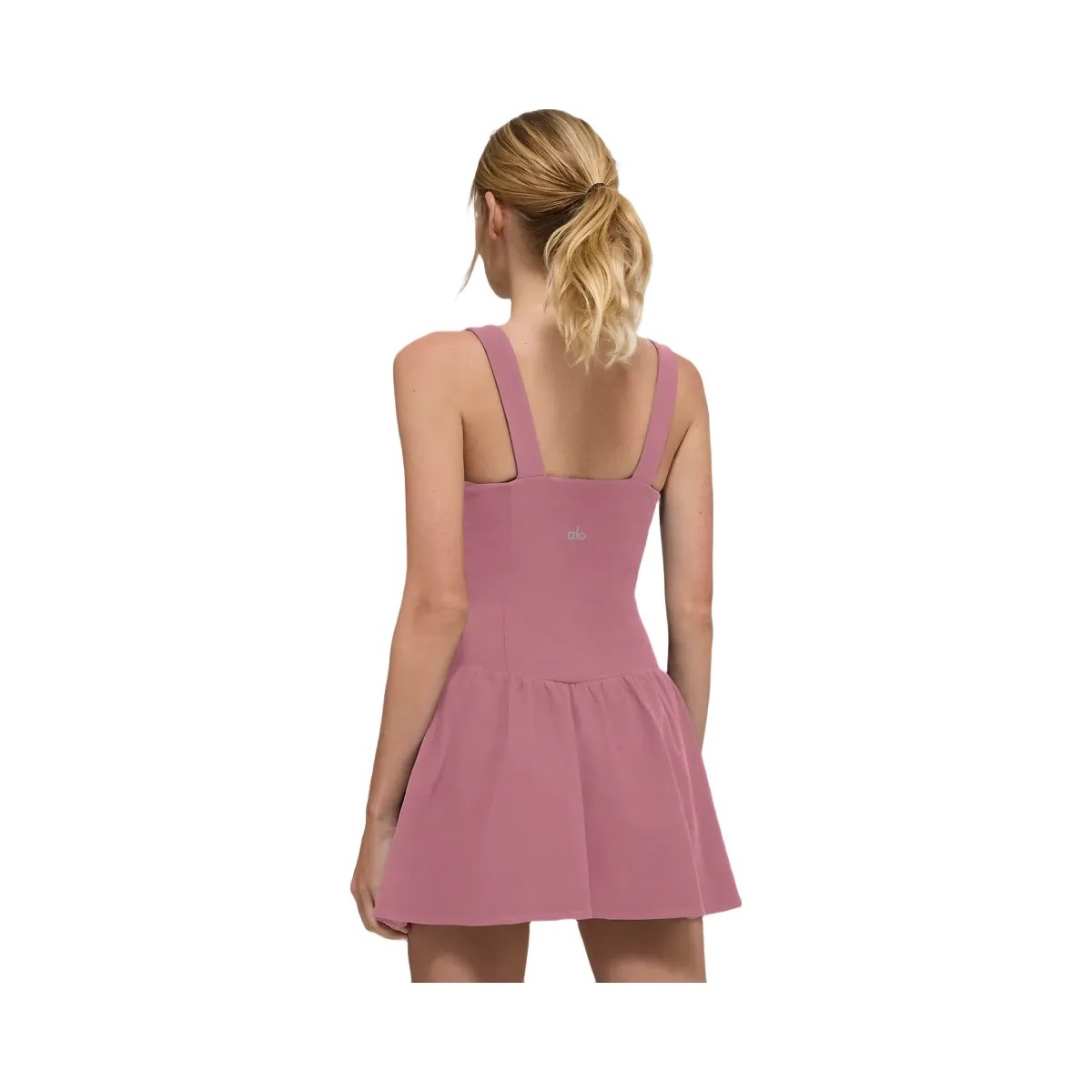 Alo Women's Alosoft Break Point Tennis Dress - Pink Wild Rose - HypeFly India View 3