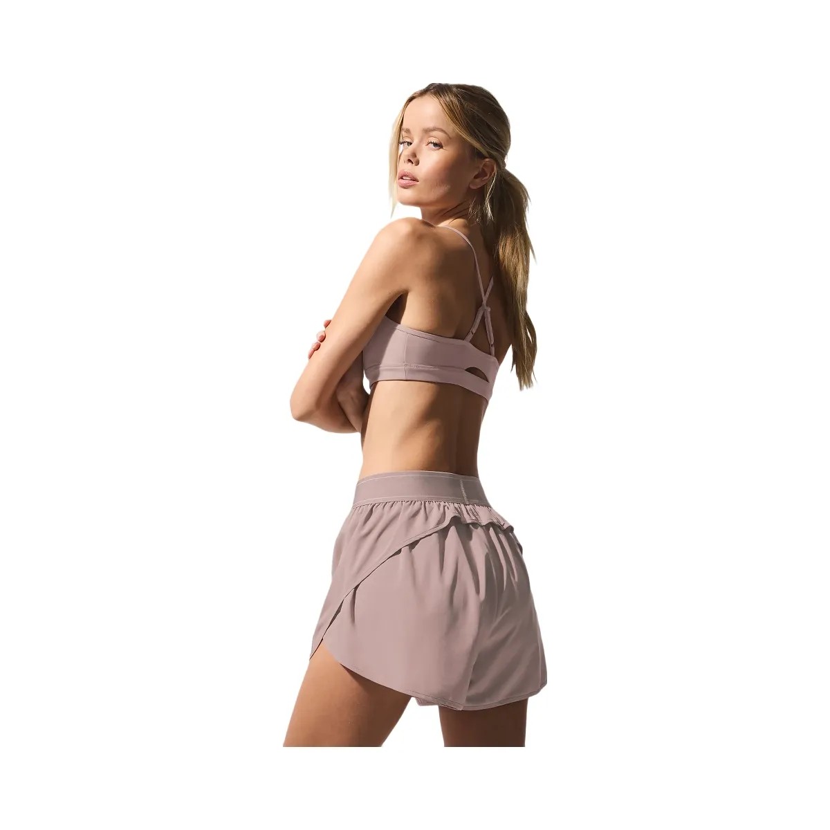Alo Women's Airlift Intrigue Bra - Taupe - HypeFly India View 3