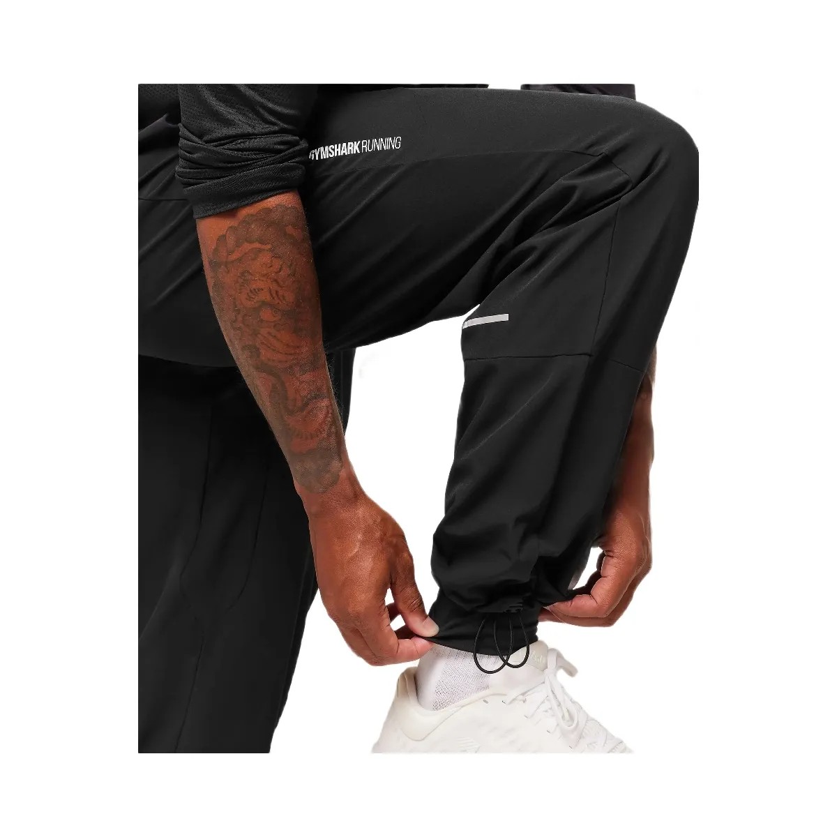 Gymshark Running Joggers - Black - HypeFly India View 6