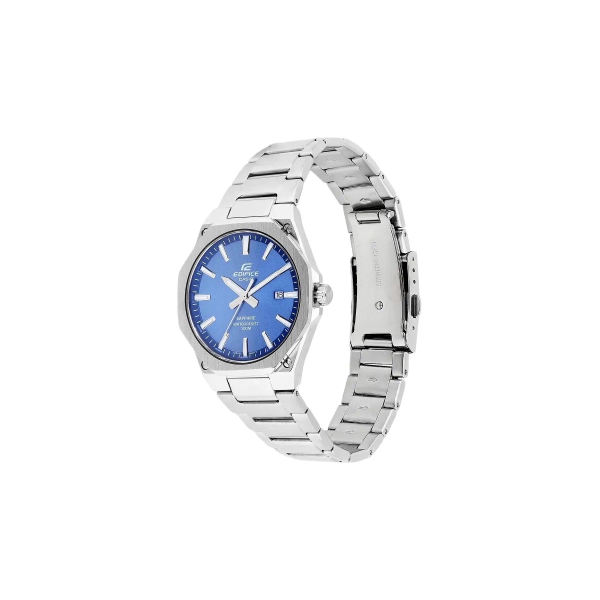 CASIO EDIFICE 3-Hand Analog EFR-S108D-2AVUDF Blue - HypeFly India View 2