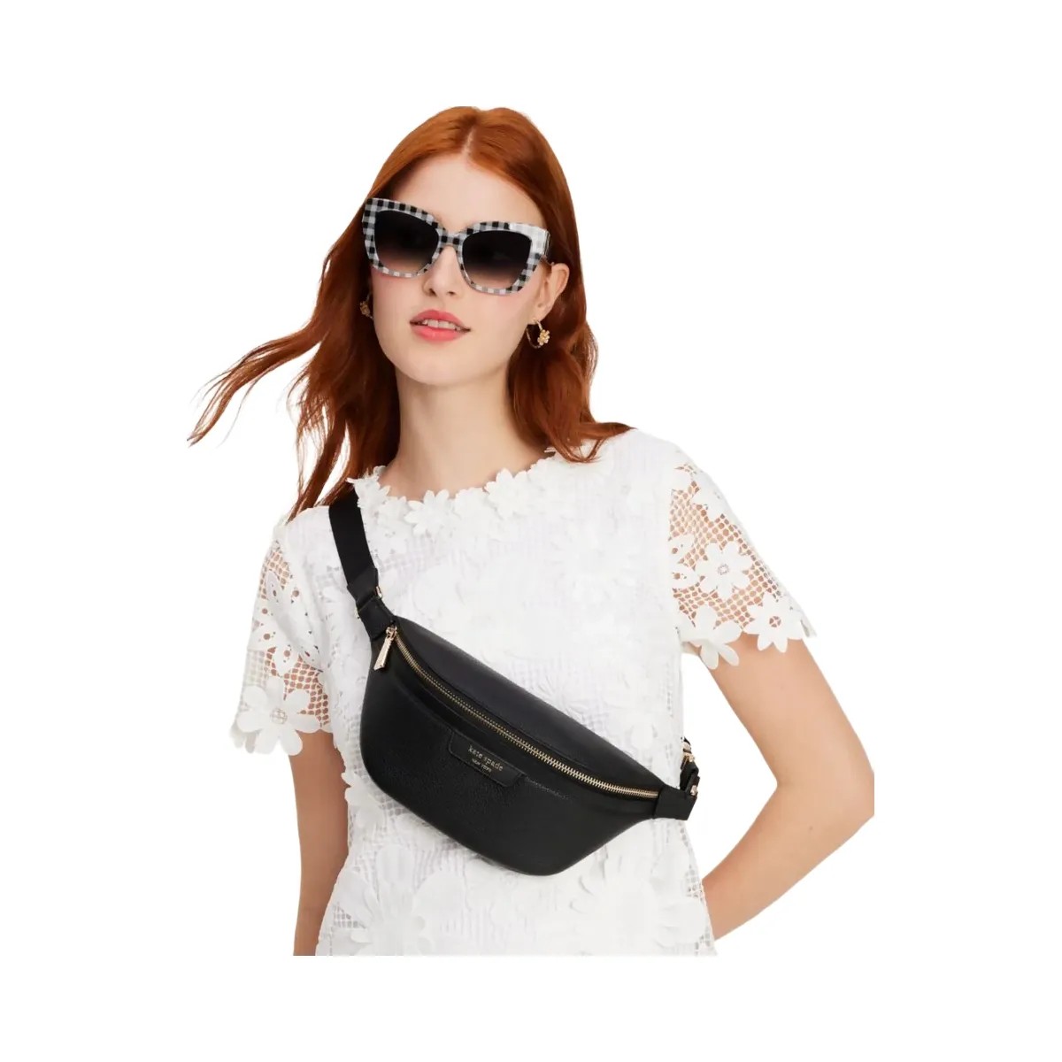 Kate Spade Hudson Belt Bag Black - HypeFly India View 2