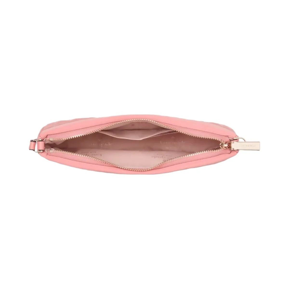 Kate Spade Flower Quilted Fabric Convertible Wristlet Terracotta Tile - HypeFly India View 2