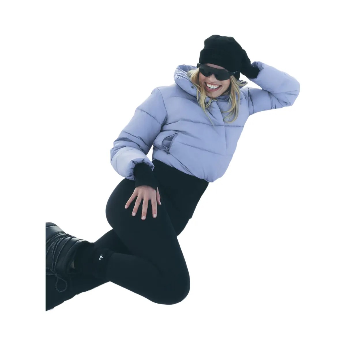 Alo Women's Gold Rush Puffer - Winter Frost - HypeFly India View 5