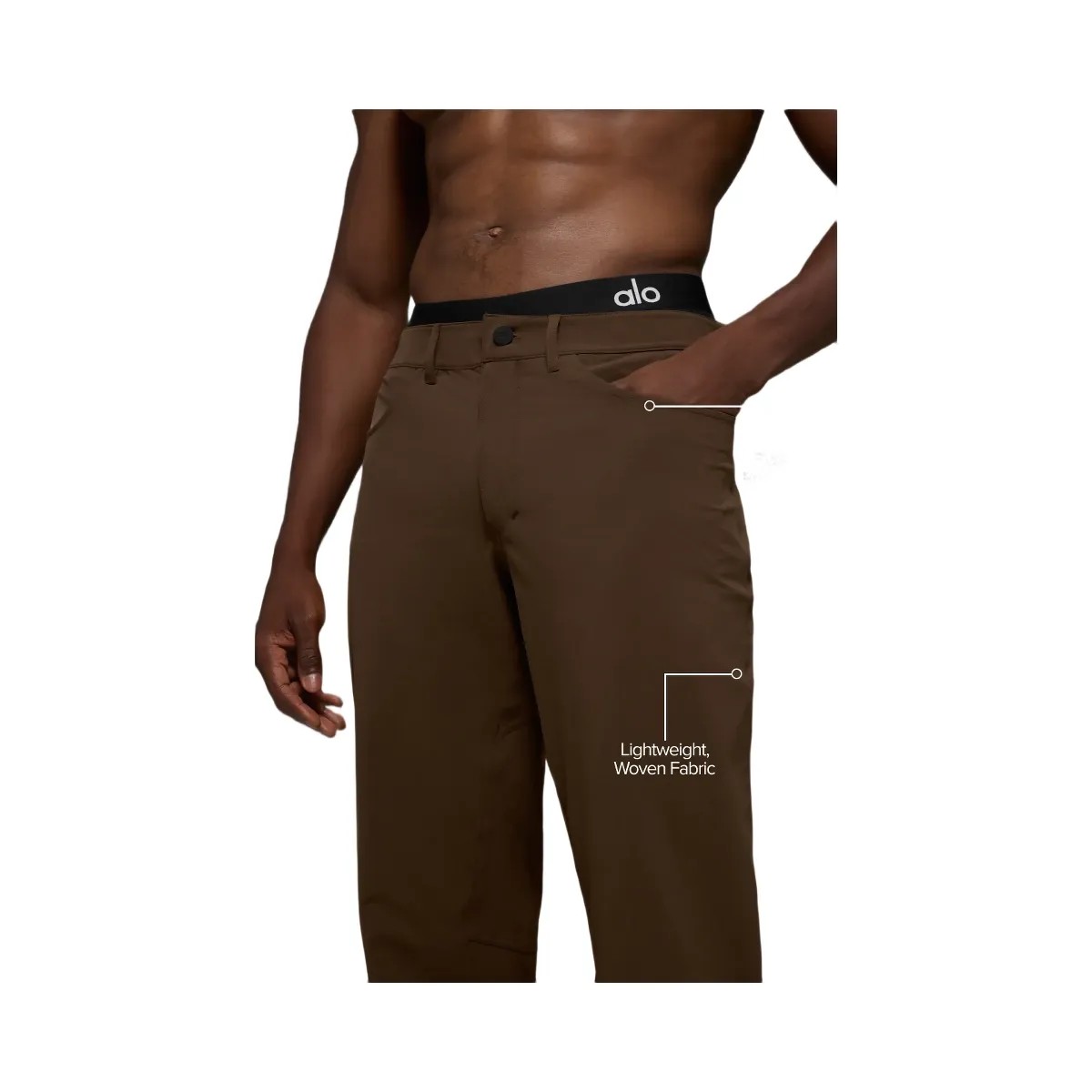 Alo Men's Day and Night Pant - Espresso - HypeFly India View 2