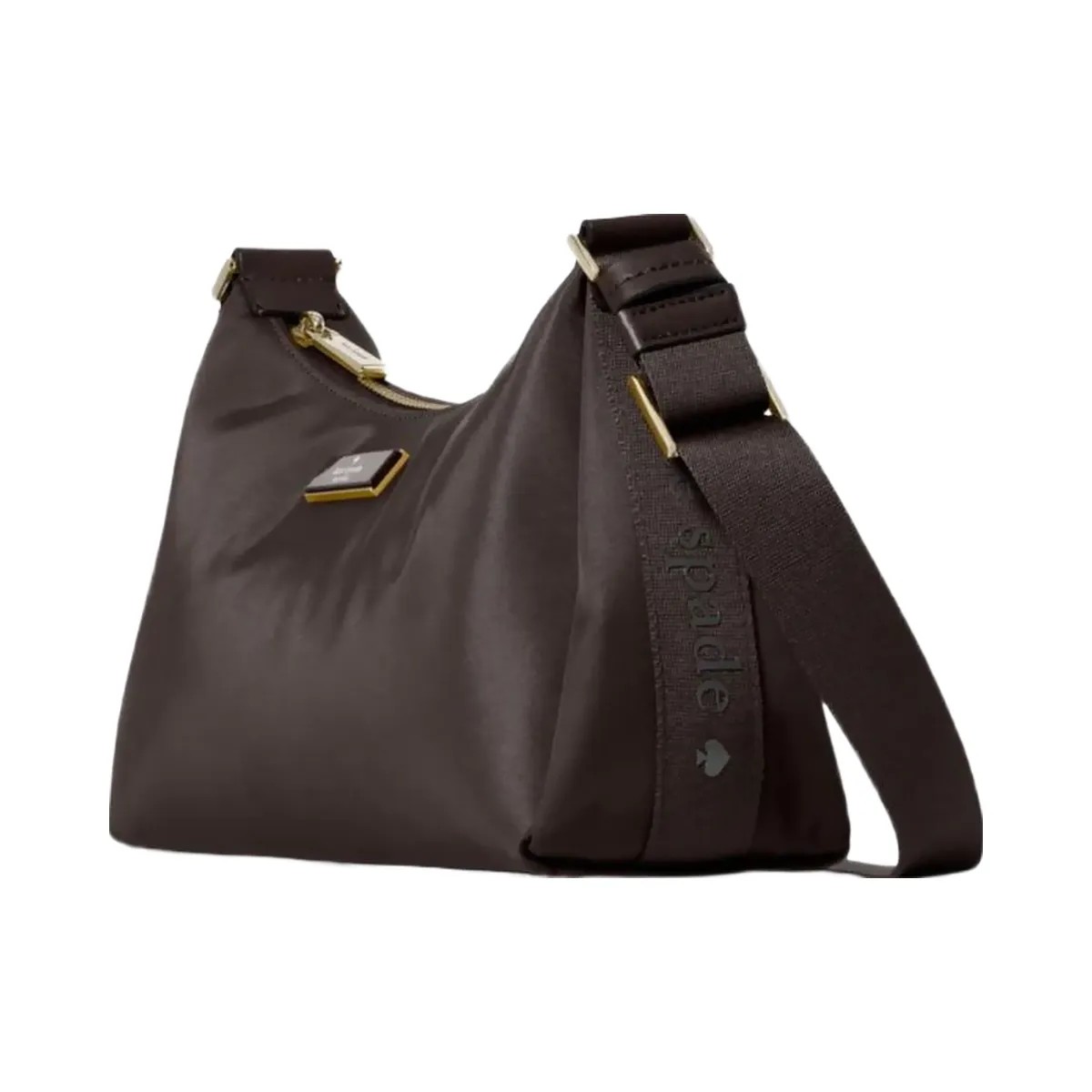 Kate Spade Carter Nylon Small Shoulder Bag Hot Fudge - HypeFly India View 3