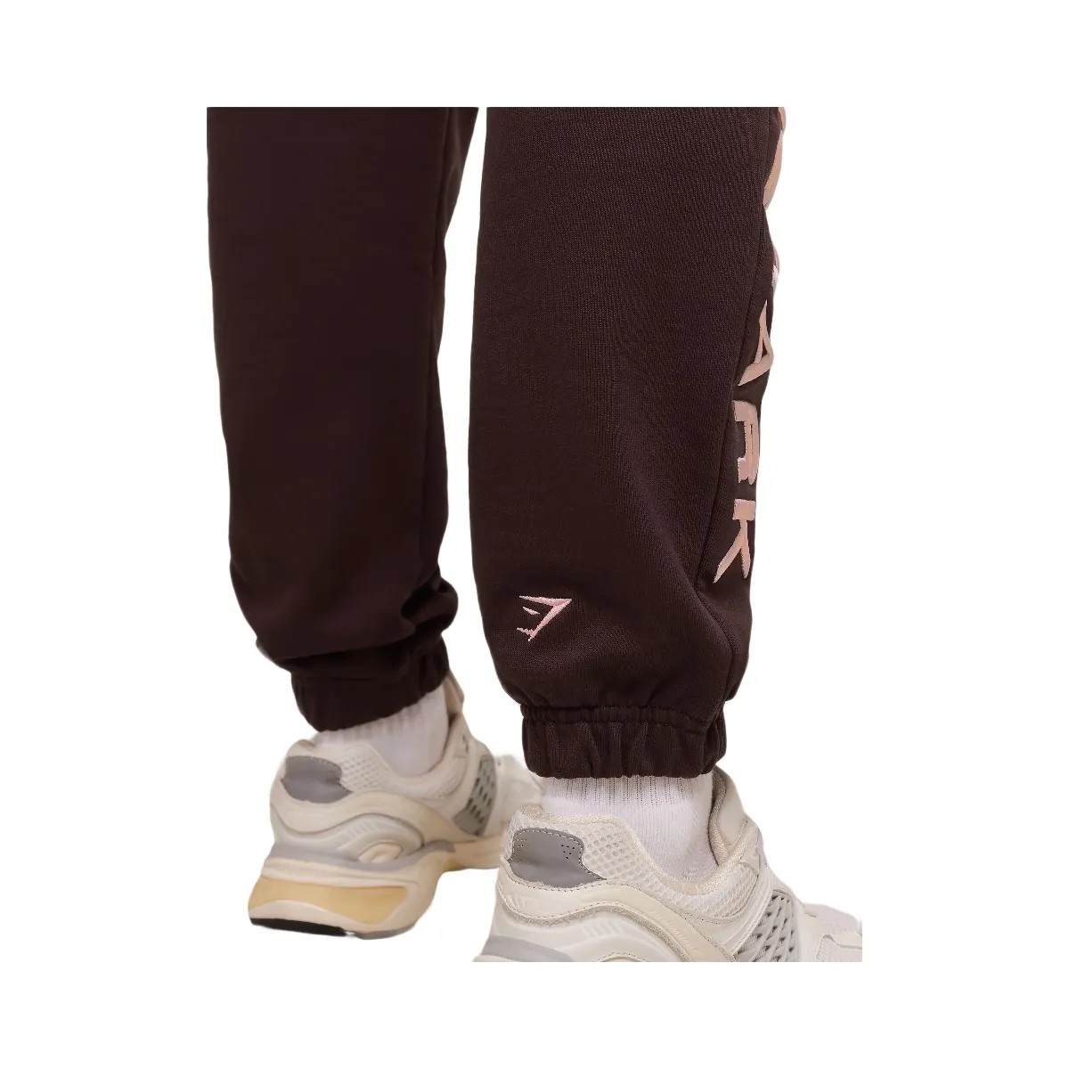 Gymshark Embroidered Logo Joggers - Cherry Purple - HypeFly India View 4