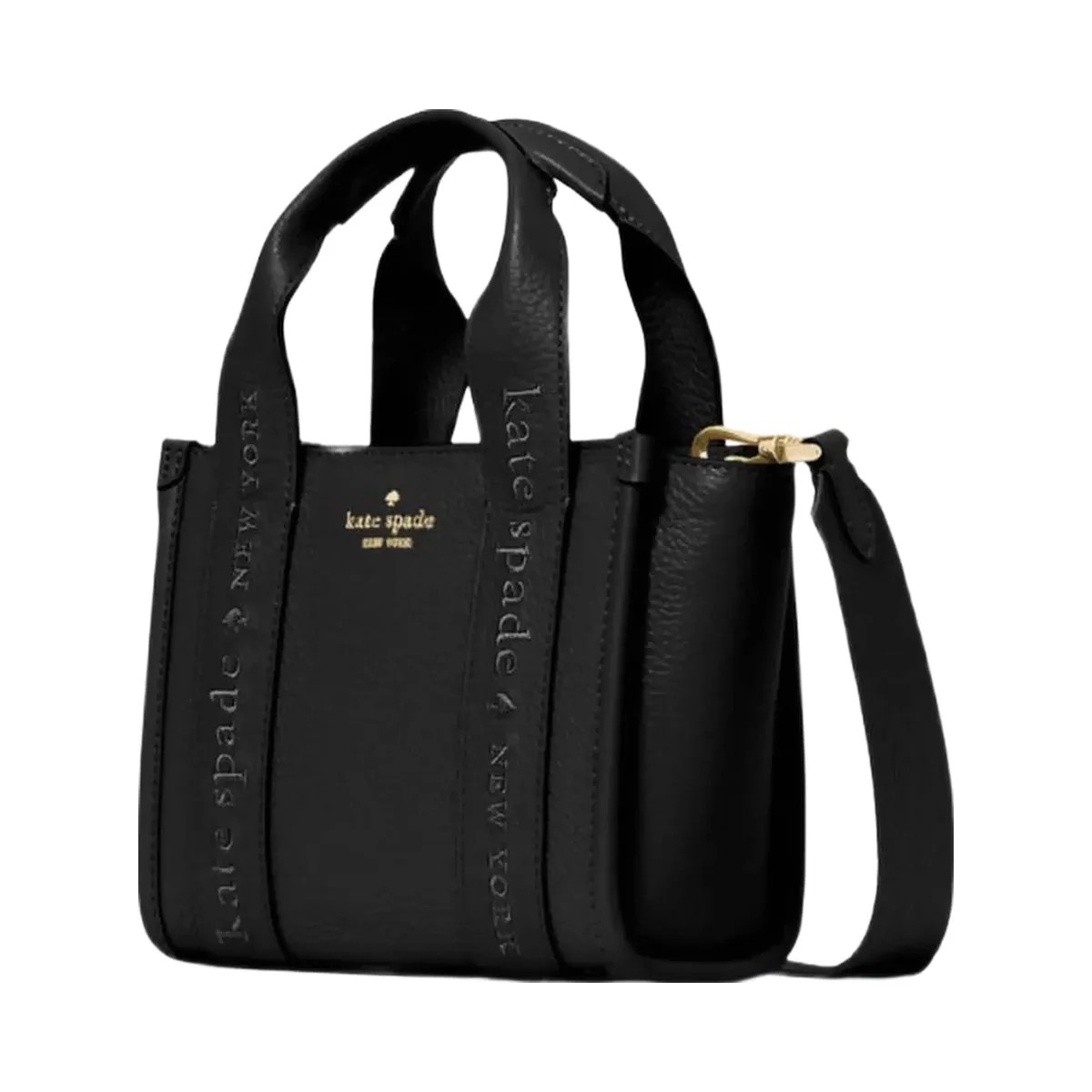 Kate Spade Kip Leather Mini Tote Black - HypeFly India View 2