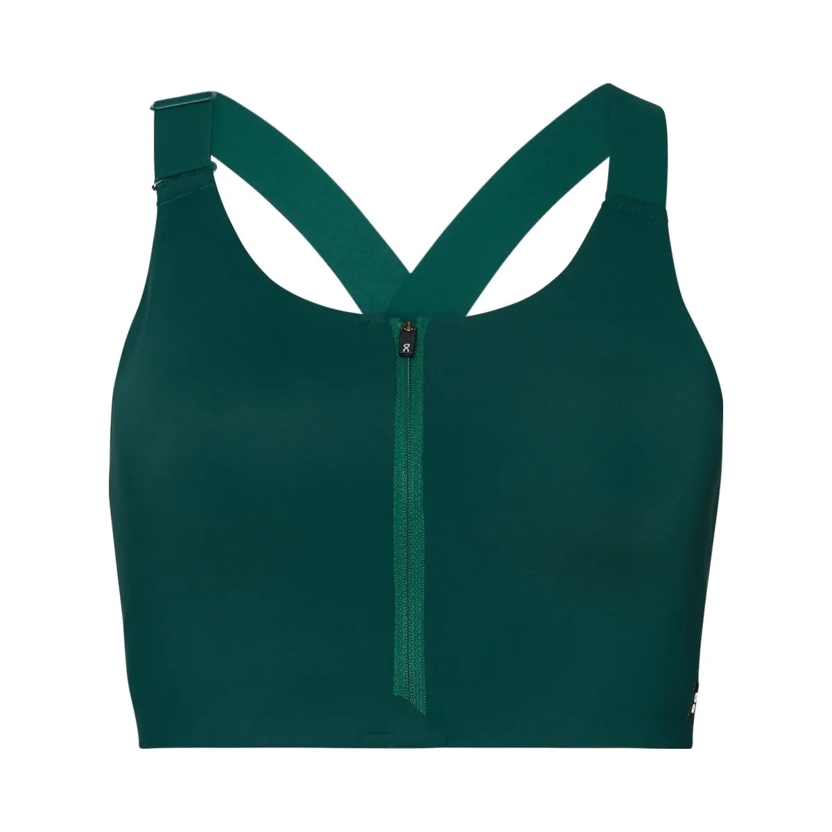 On Endurance Bra Zip Spirulina - HypeFly India View 1