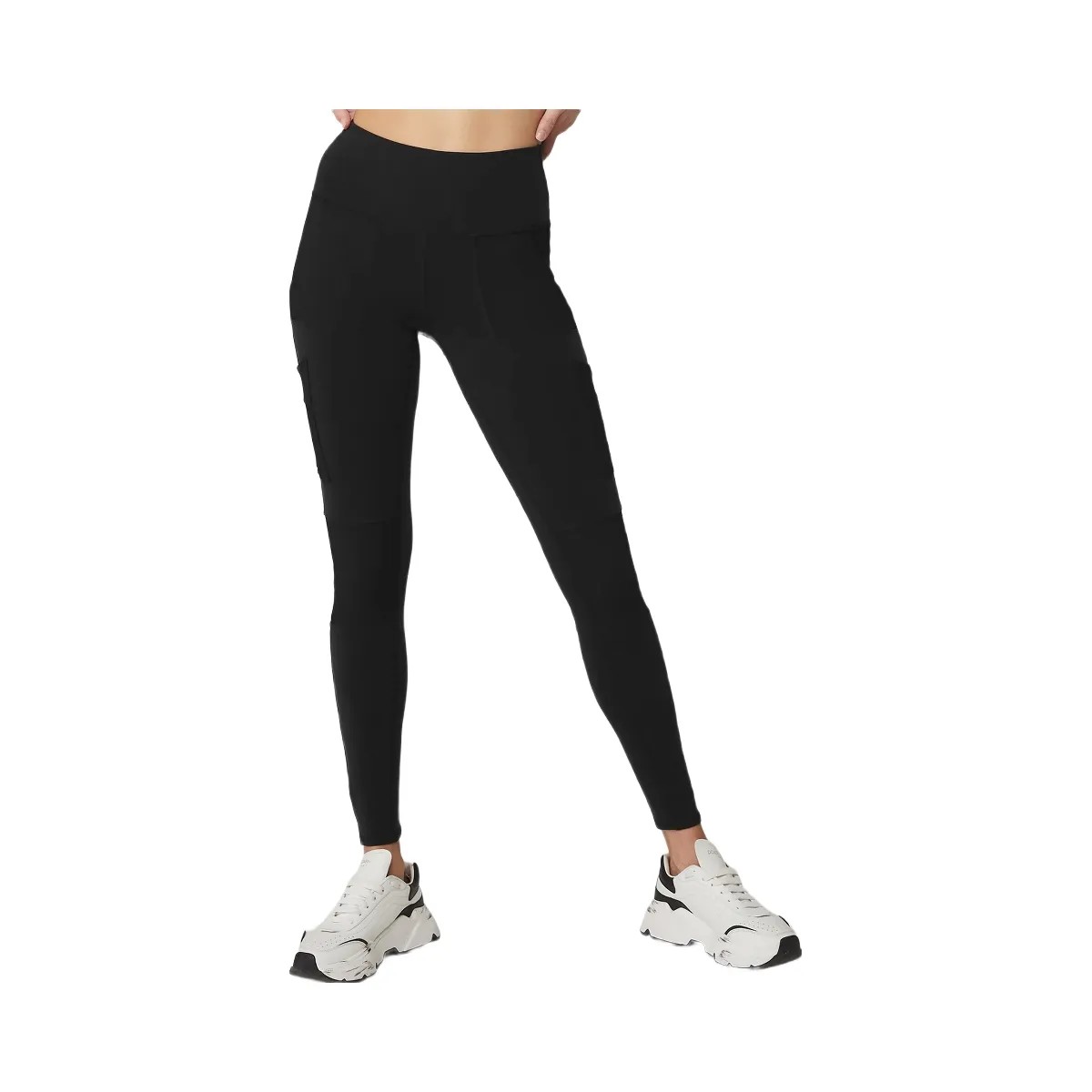 Alo Women's High-Waist Cargo Legging - Black - HypeFly India View 4