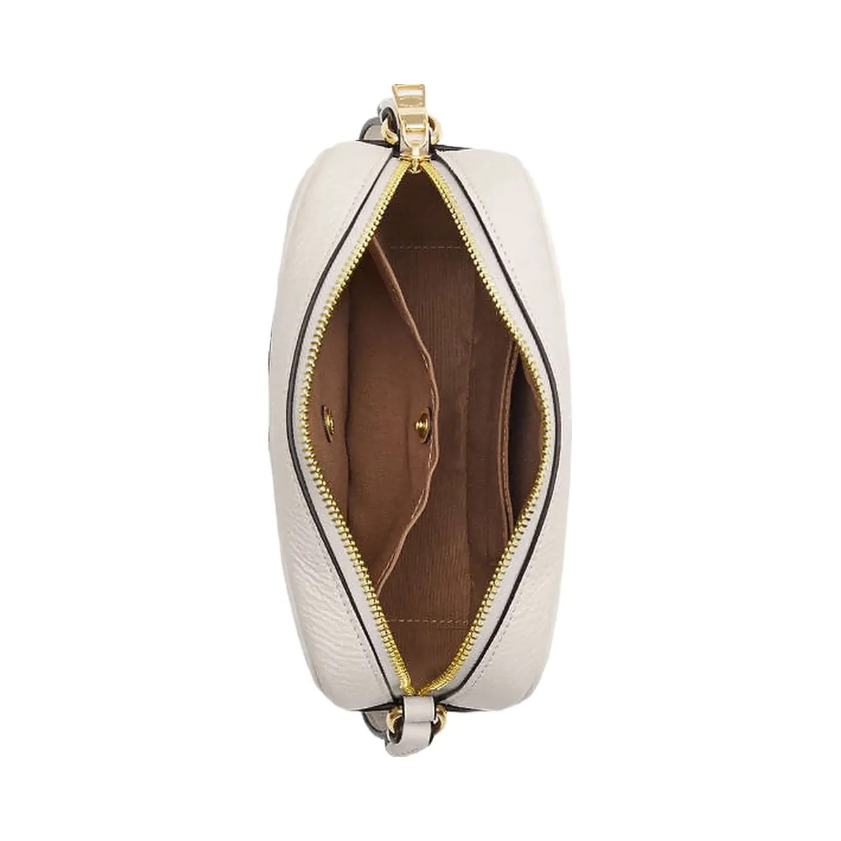 Coach Mini Jamie Camera Bag Pebbled Leather-Gold-Chalk - HypeFly India View 4