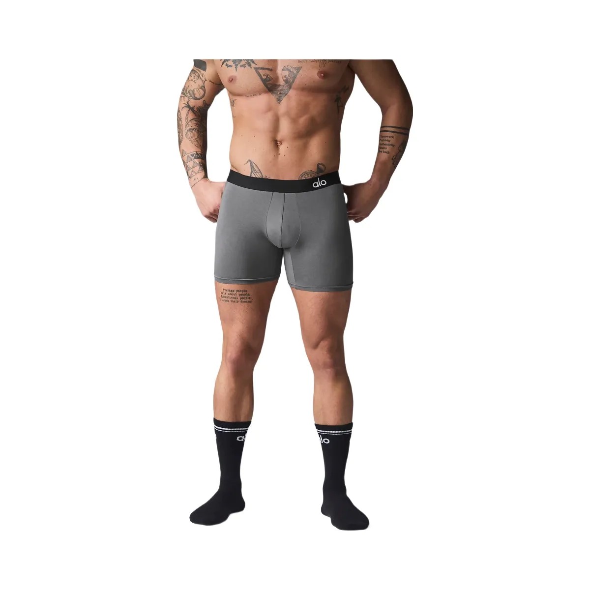 Alo Men's Day and Night Boxer - Grey - HypeFly India View 2