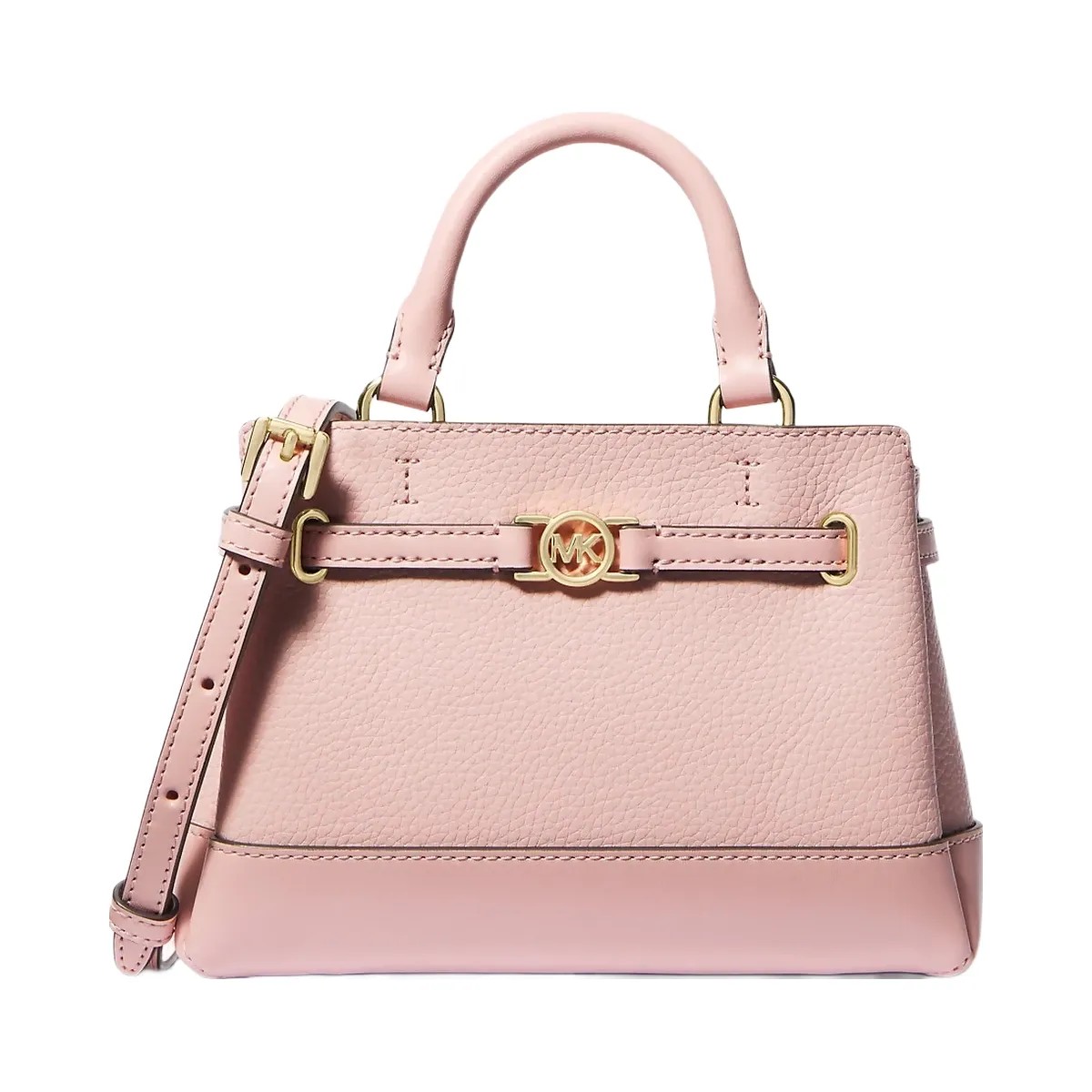 Michael Kors Reed Extra-Small Pebbled Leather Satchel Powder Blush - HypeFly India View 1