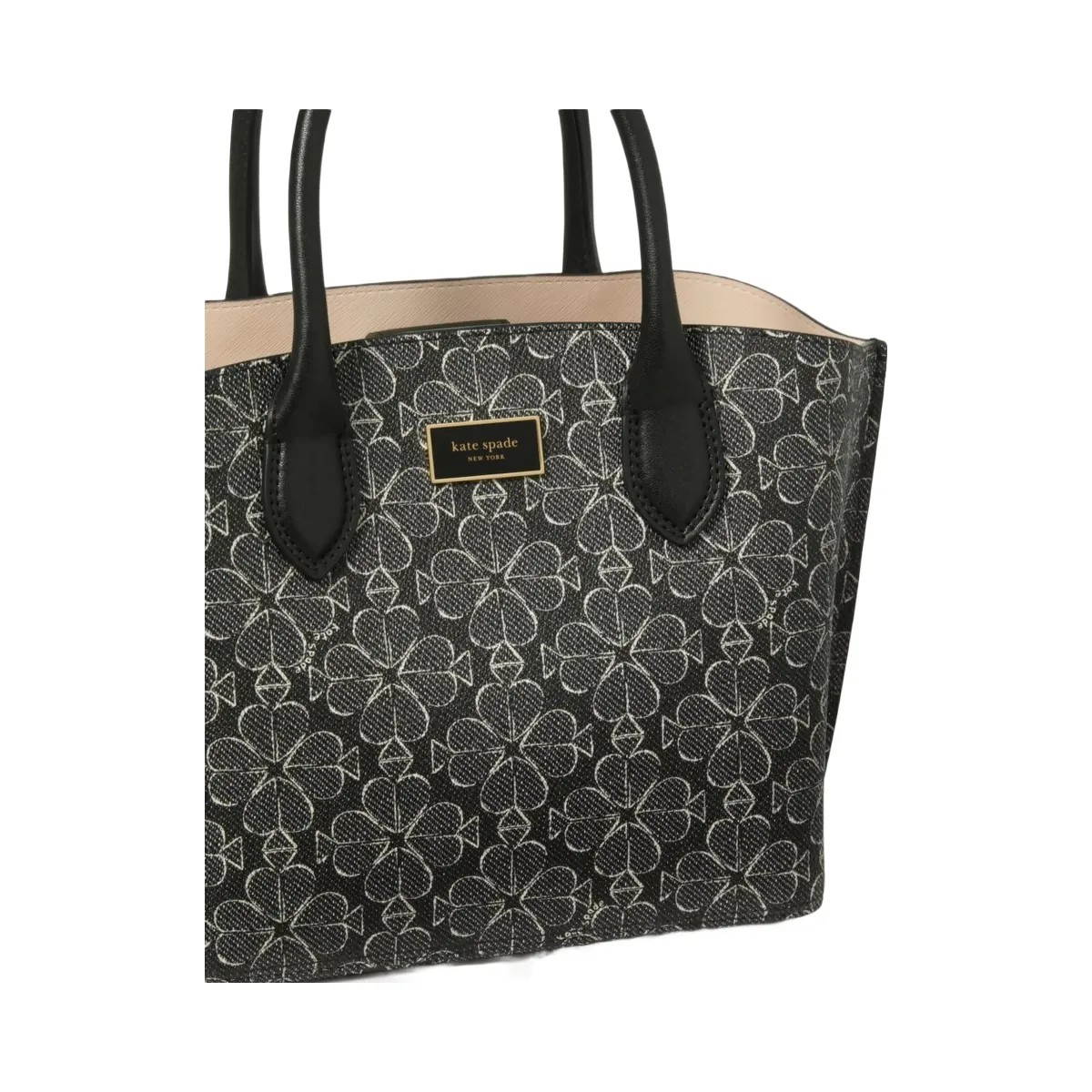 Kate Spade Suite Spade Flower Crossbody Tote Black Multi - HypeFly India View 6