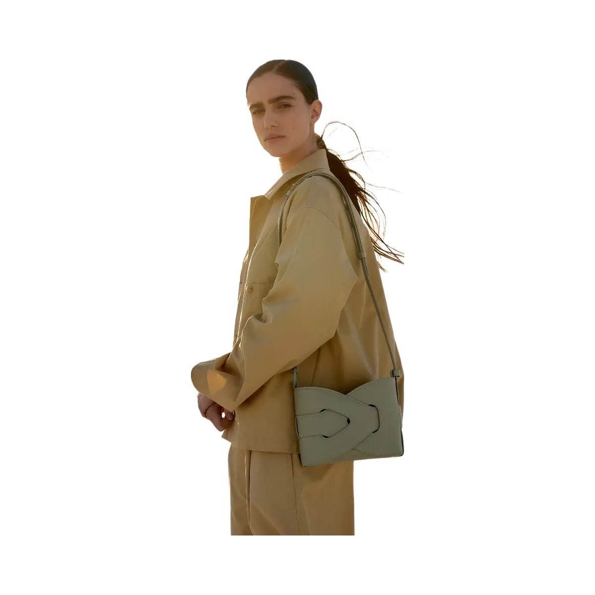 Polene Nodde Smooth Olive - HypeFly India View 6