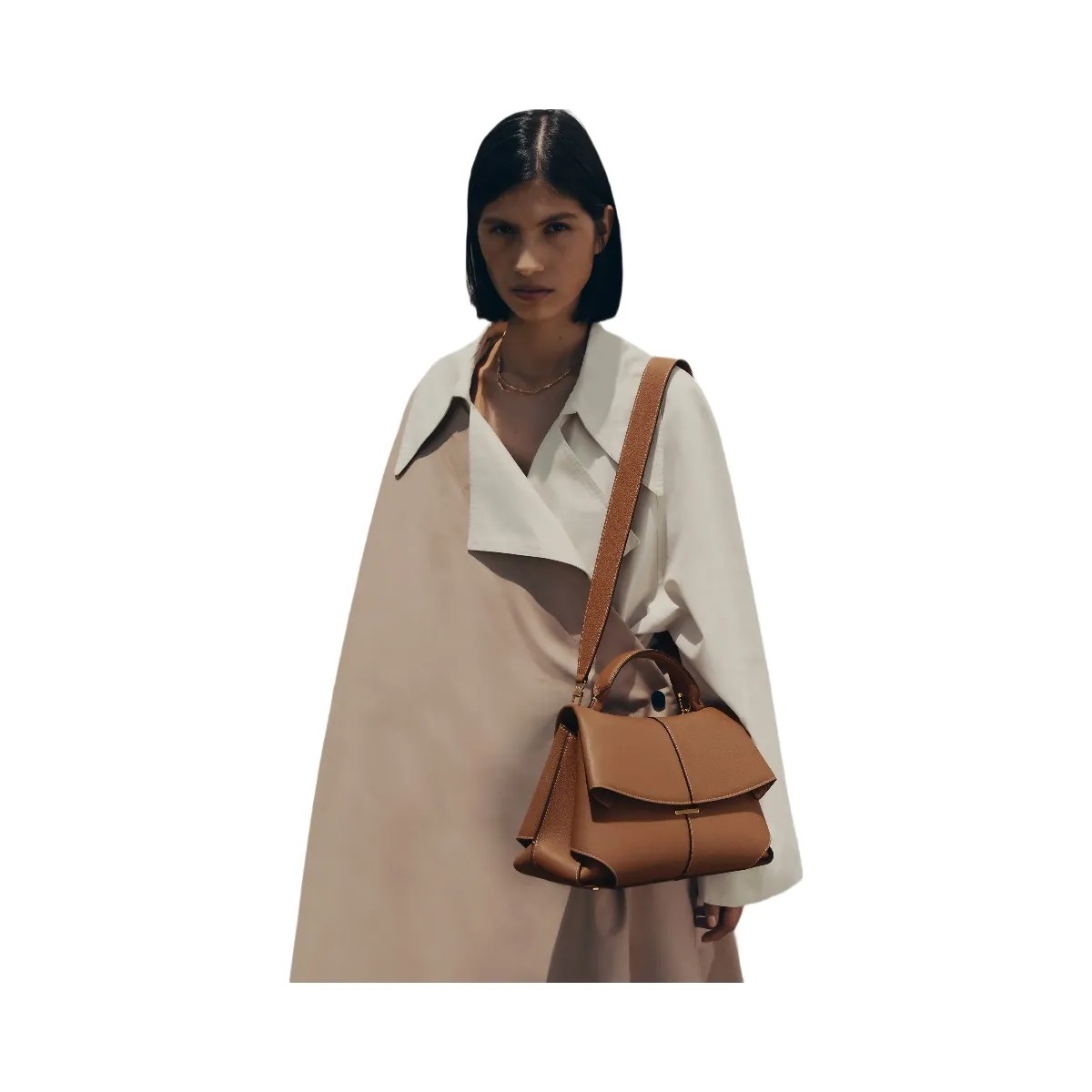 Polene Mokki Textured Camel - HypeFly India View 4
