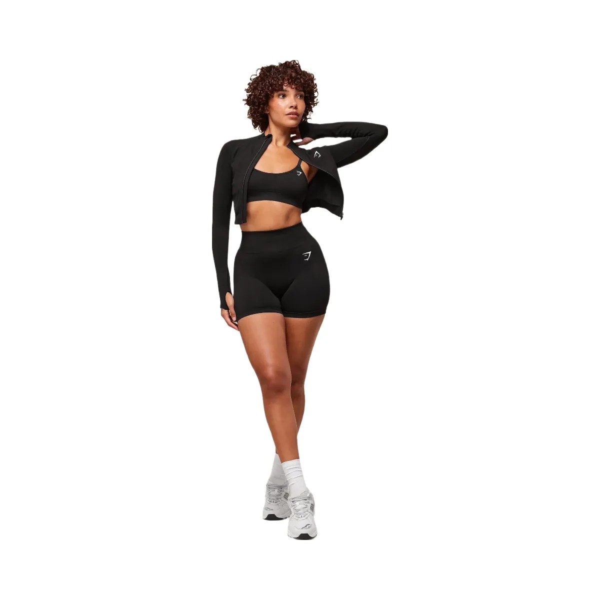 Gymshark Vital Soft Short - Black - HypeFly India View 6