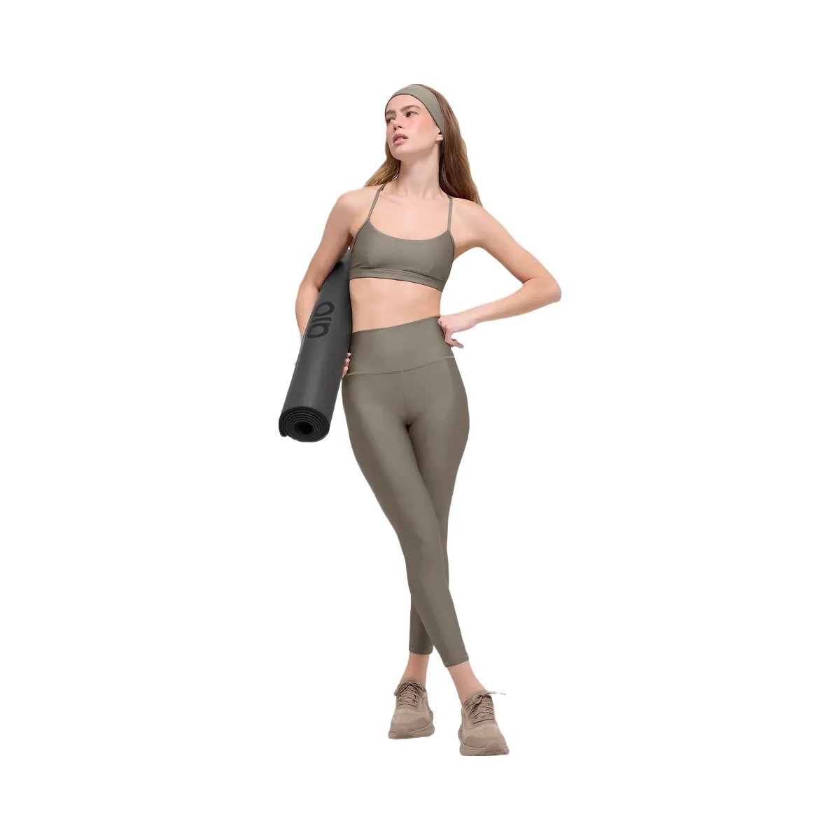 Alo Women's Airlift Intrigue Bra - Light Cocoa - HypeFly India View 3