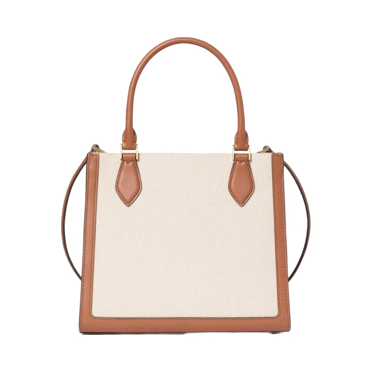 Kate Spade Ellie Canvas Small Tote Warm Gingerbread Multi - HypeFly India View 6