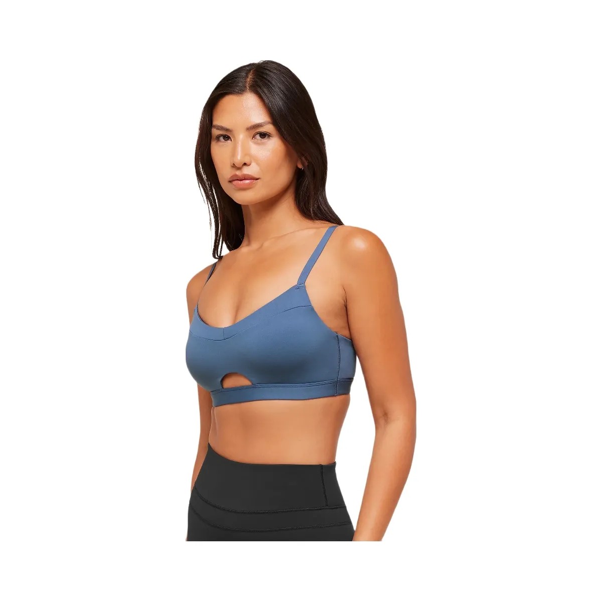 Gymshark Balcony Peekaboo Sports Bra - Compound Blue - HypeFly India View 3