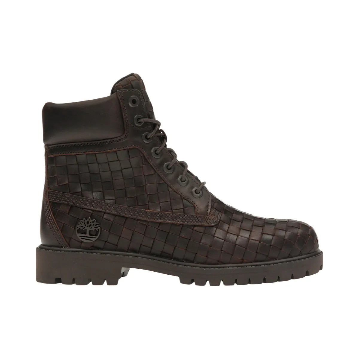 Timberland 6" Premium Boot Woven Dark Brown - HypeFly India View 1