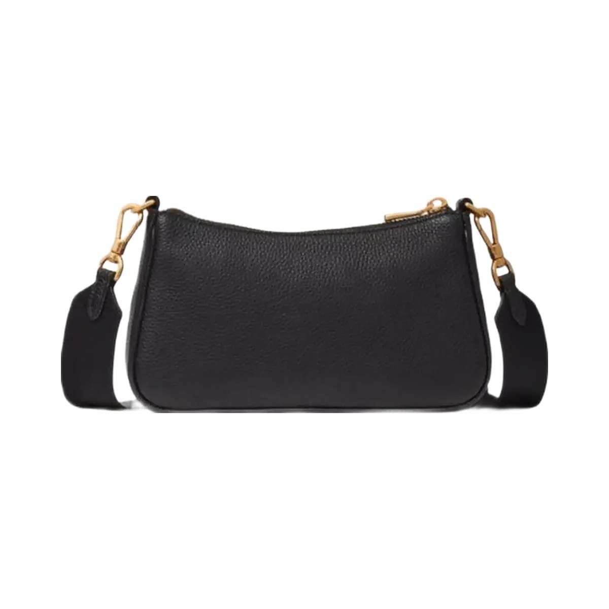 Kate Spade Double Up Pebbled Leather Crossbody Black - HypeFly India View 5