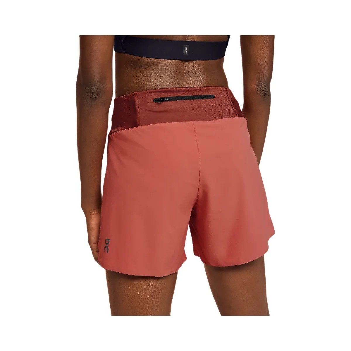 On 5" Running Shorts Auburn | Ruby  - HypeFly India View 4