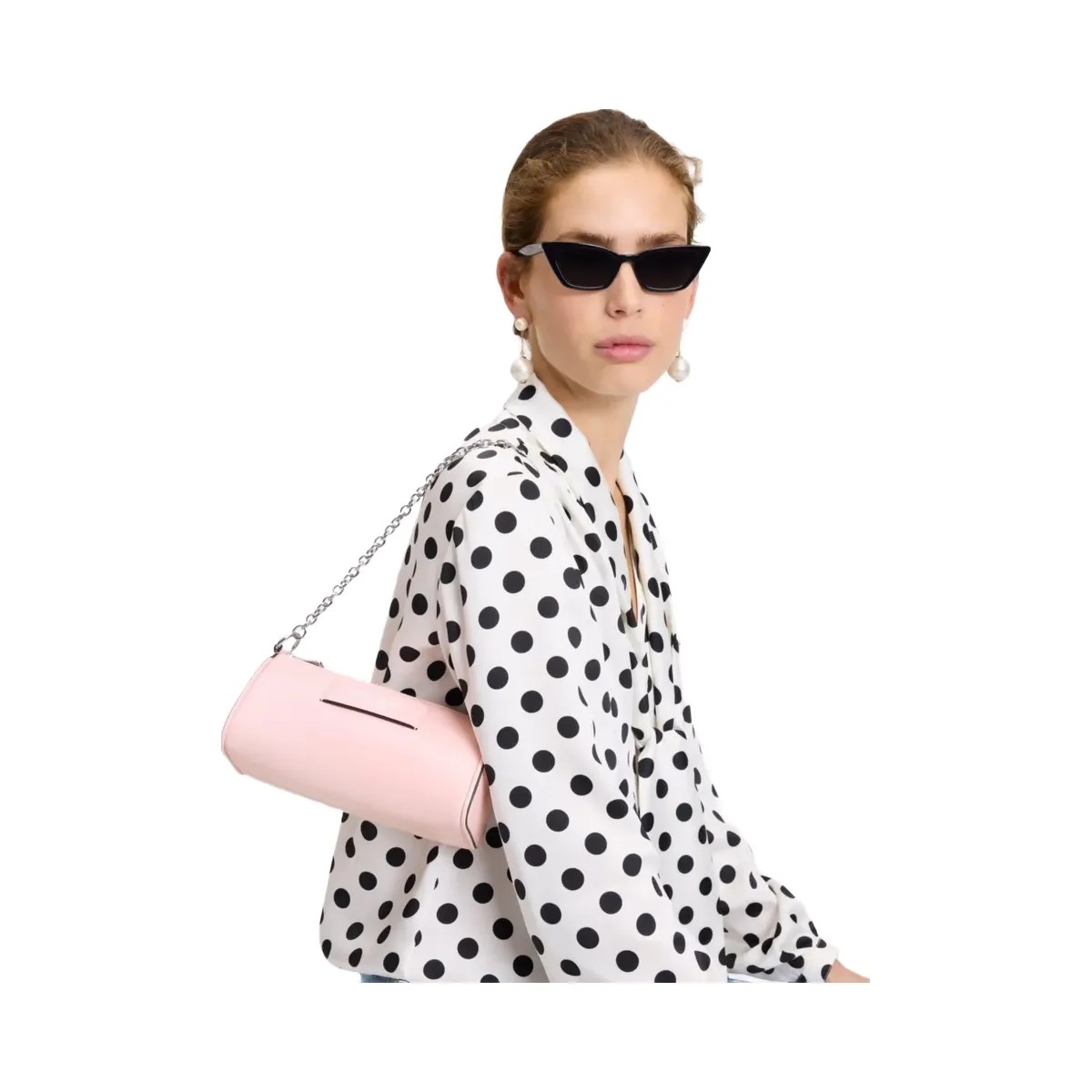 Kate Spade Label Pochette Pastry Pink - HypeFly India View 3