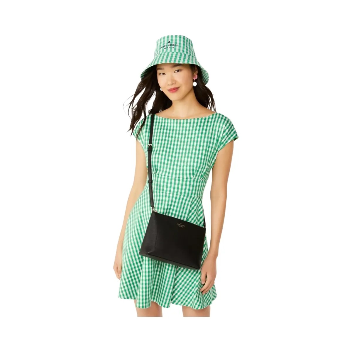 Kate Spade Leila Medium Crossbody Black - HypeFly India View 2