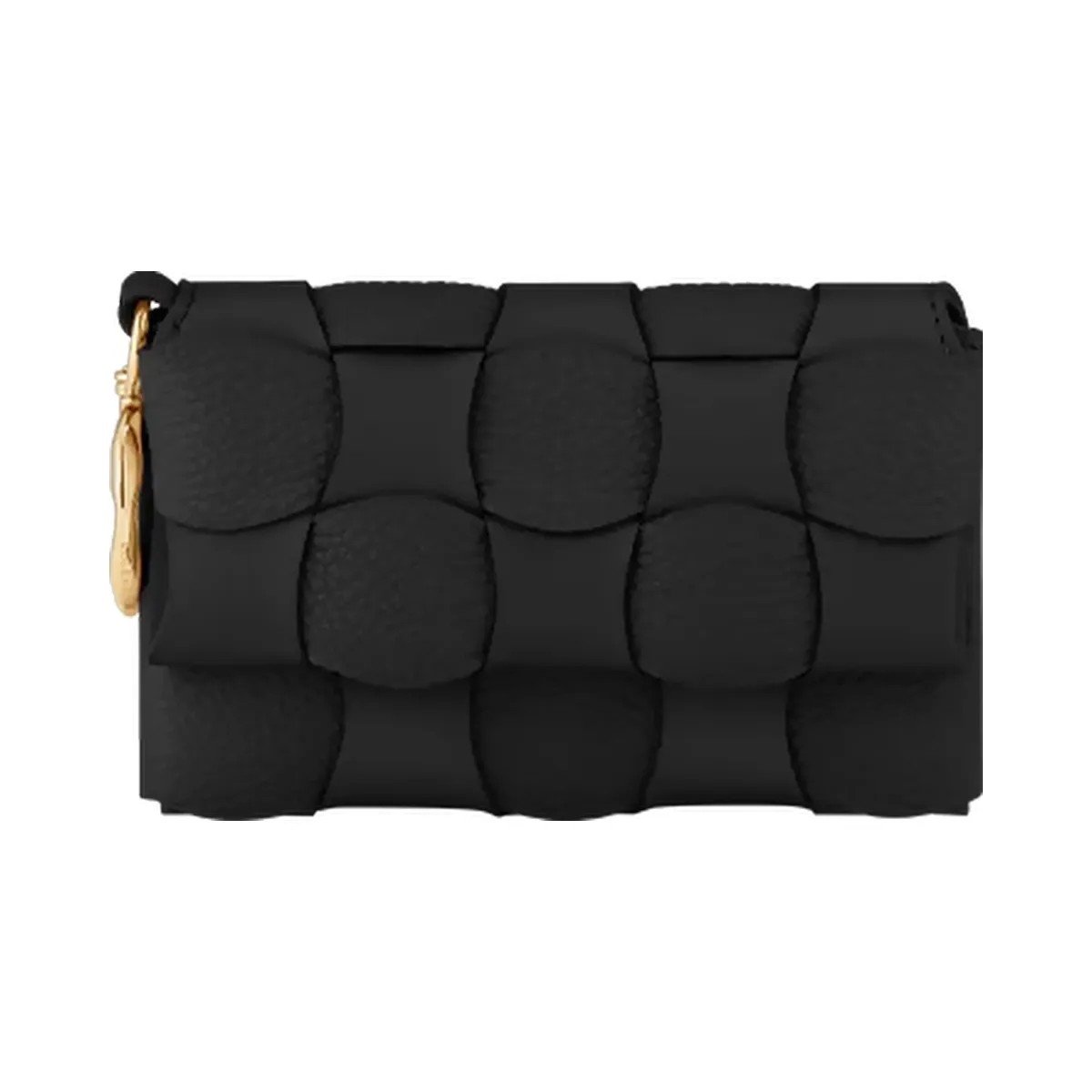 Polene Neiti Card Holder Duo Black - HypeFly India View 1