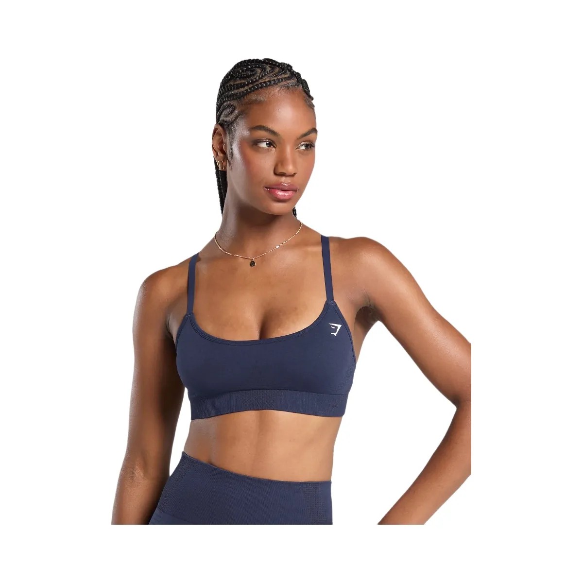 Gymshark Vital Sports Bra - Heavy Blue Marl - HypeFly India View 6