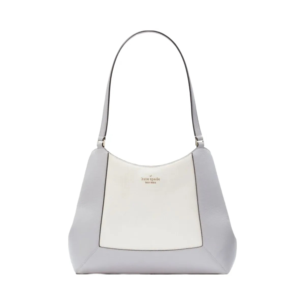 Kate Spade Lena Colorblock Large Triple Compartment Shoulder Bag Mountain Grey Multi - HypeFly India View 1