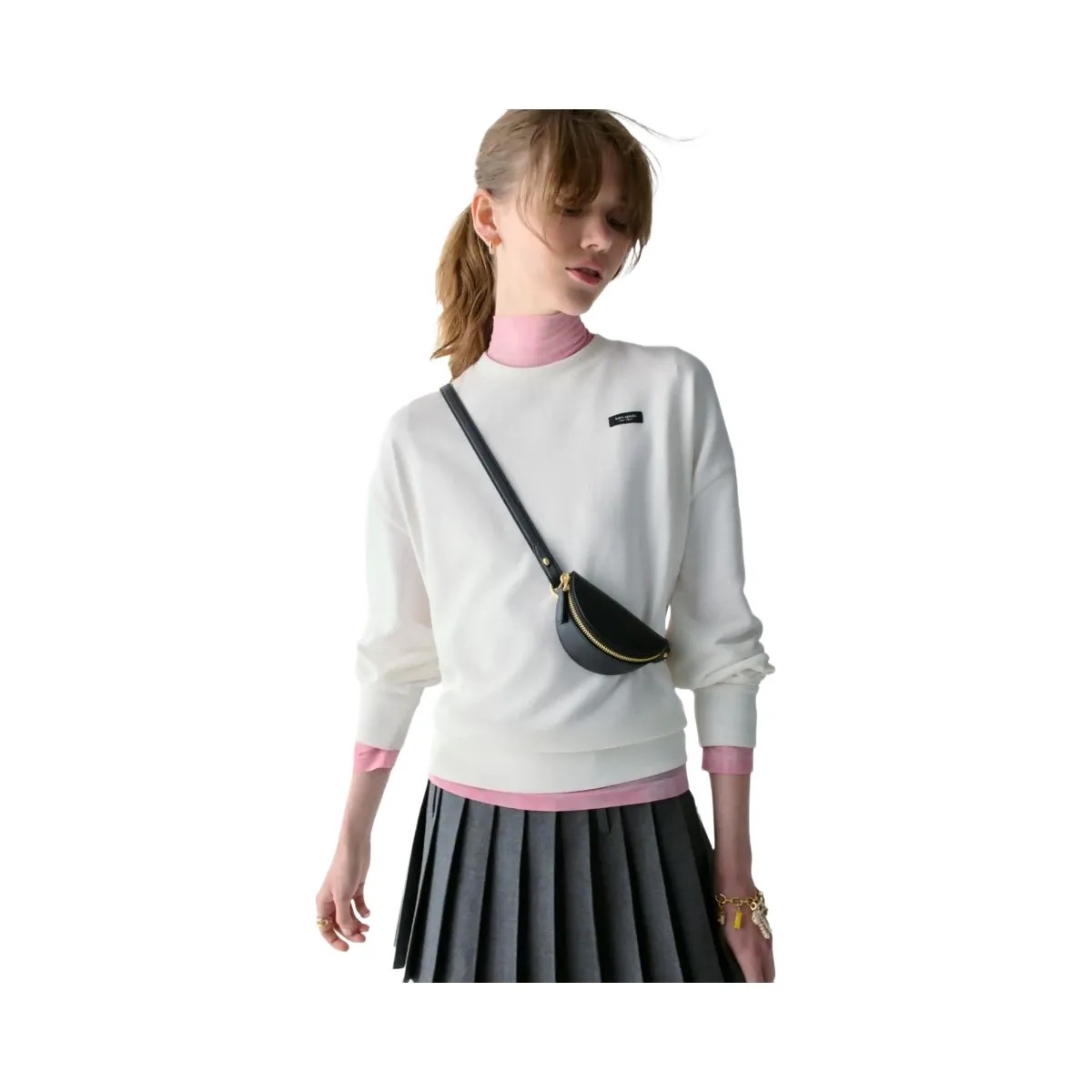 Kate Spade Duo Crossbody Bag Black - HypeFly India View 1