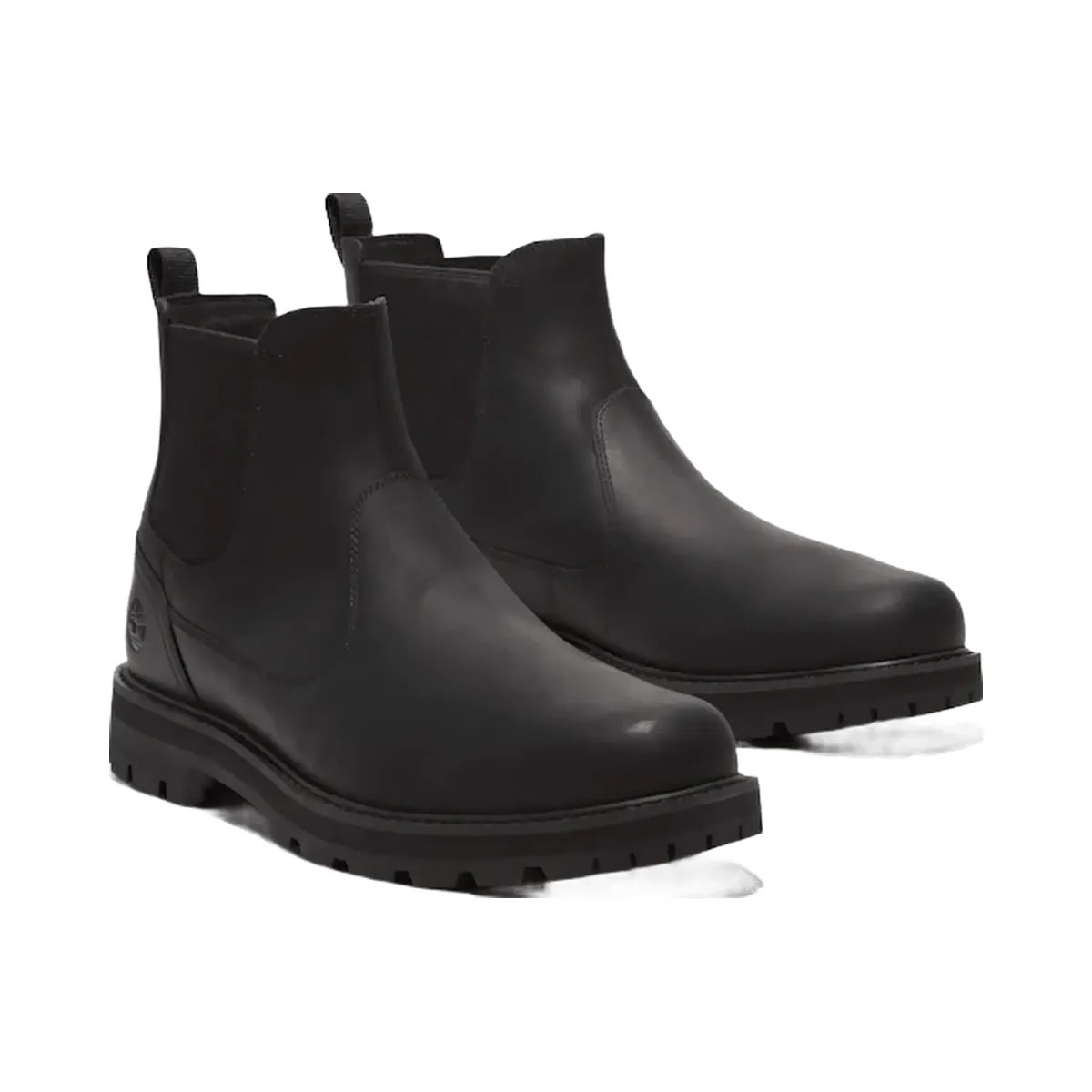 Timberland Britton Road Chelsea Boot Black Full-Grain Men'S - HypeFly India View 1