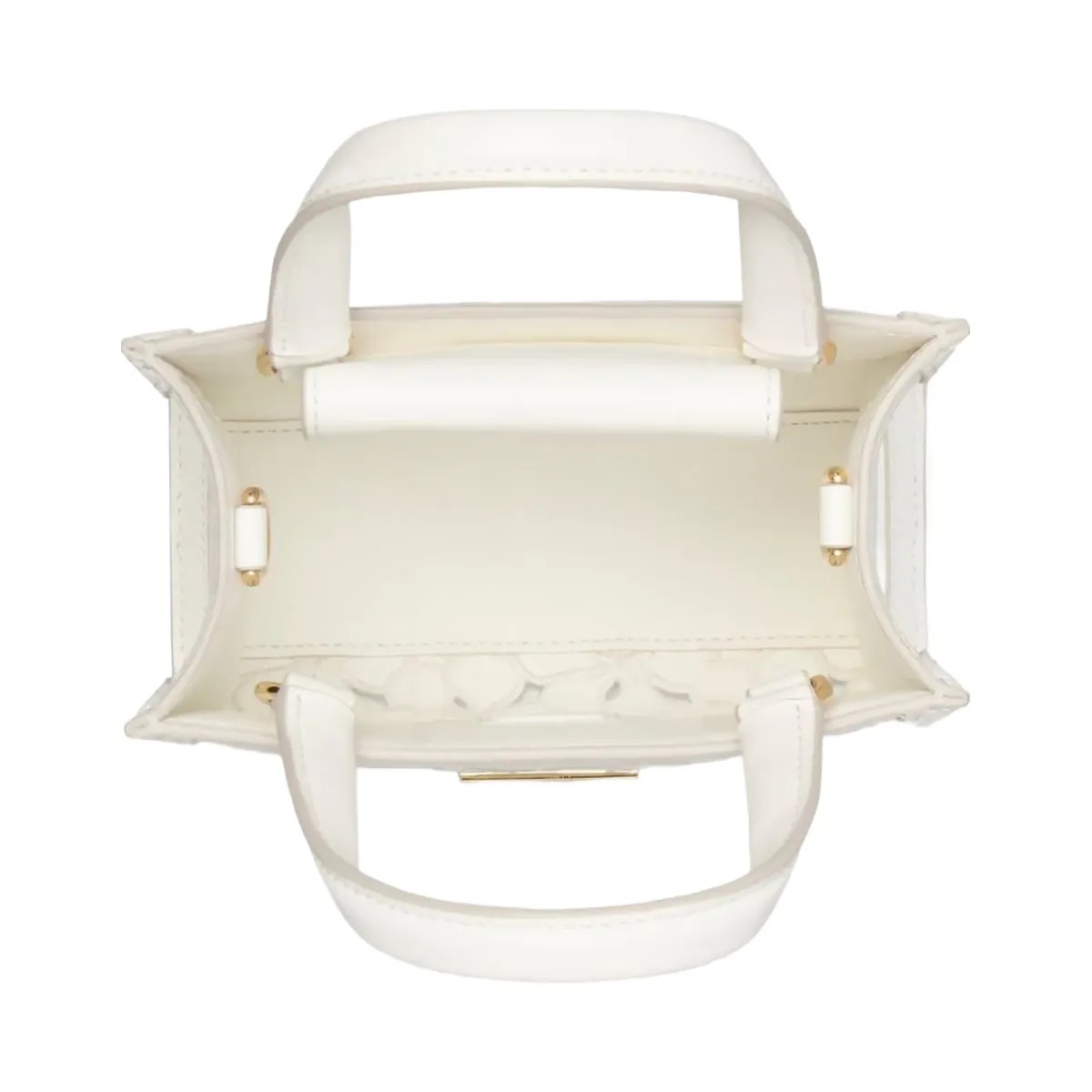 Kate Spade Manhattan Eyelet Mini Tote True White - HypeFly India View 5