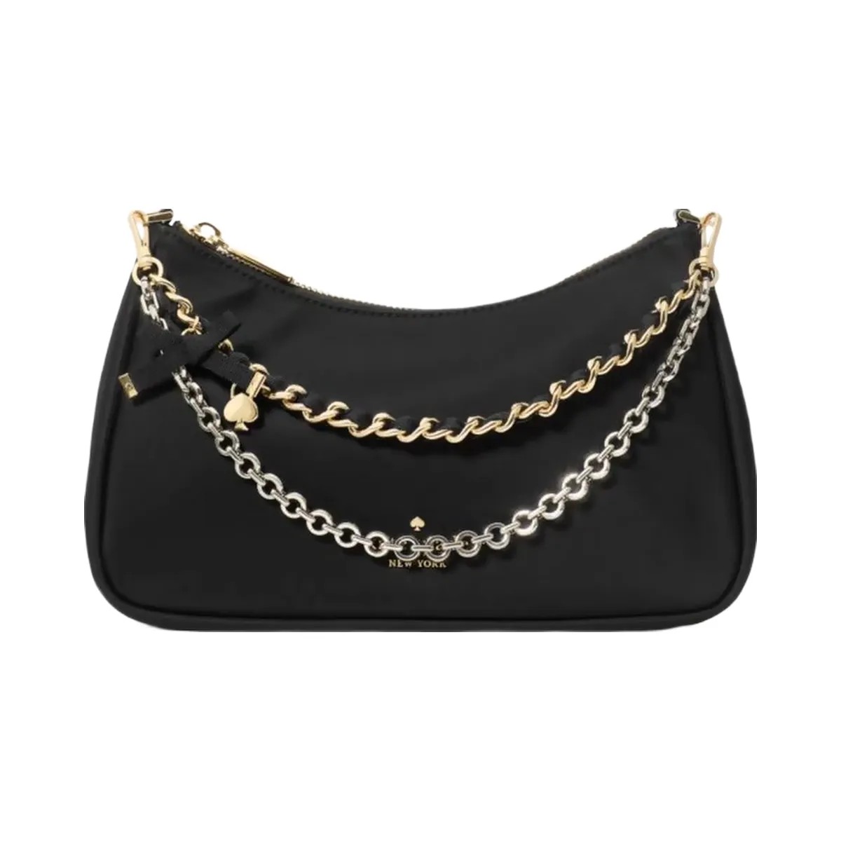 Kate Spade Margot Nylon Convertible Crossbody Black - HypeFly India View 1