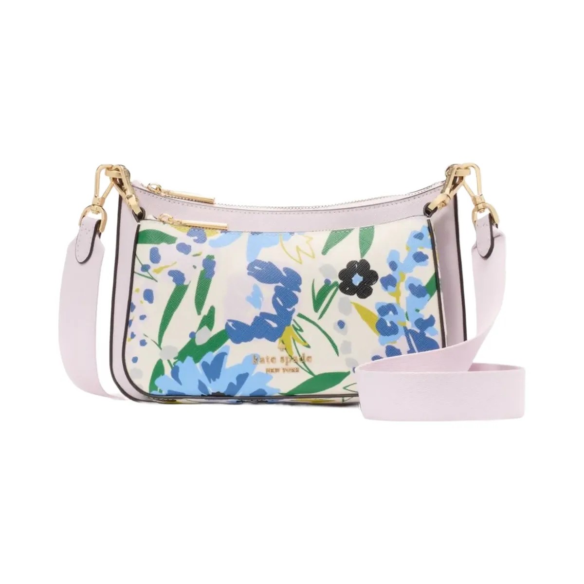 Kate Spade Duet Floral Crossbody Cream Multi - HypeFly India View 6