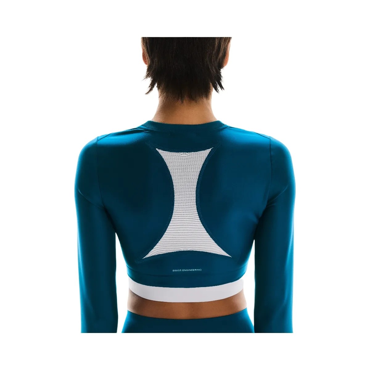 On Train Long Sleeve Crop Tempest - HypeFly India View 2