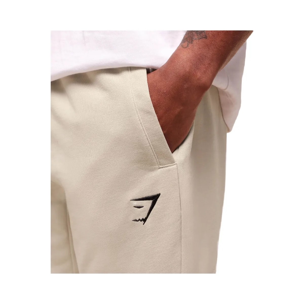 Gymshark Essential Oversized Joggers - Pebble Grey - HypeFly India View 4