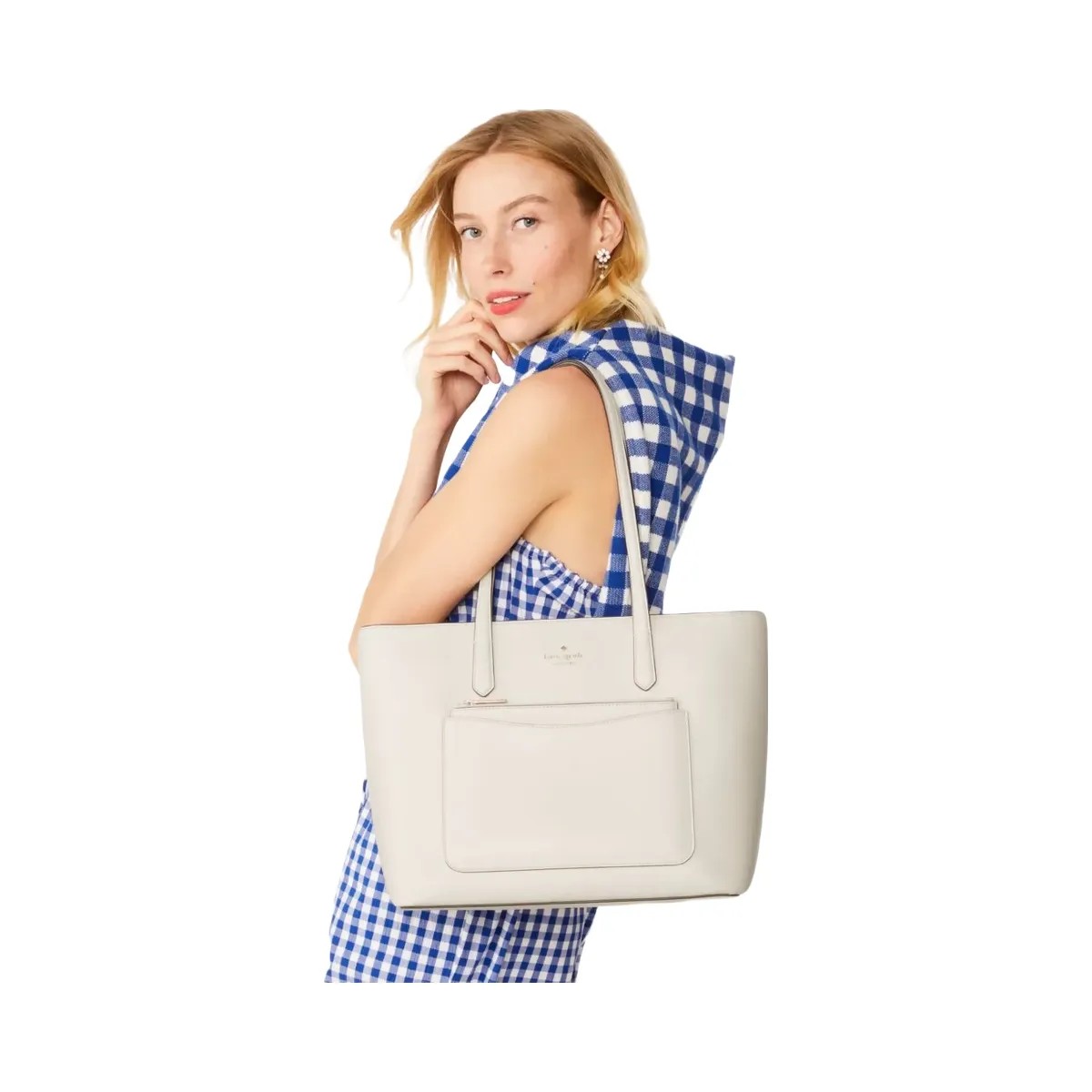 Kate Spade Staci Large Tote Set Meringue - HypeFly India View 2
