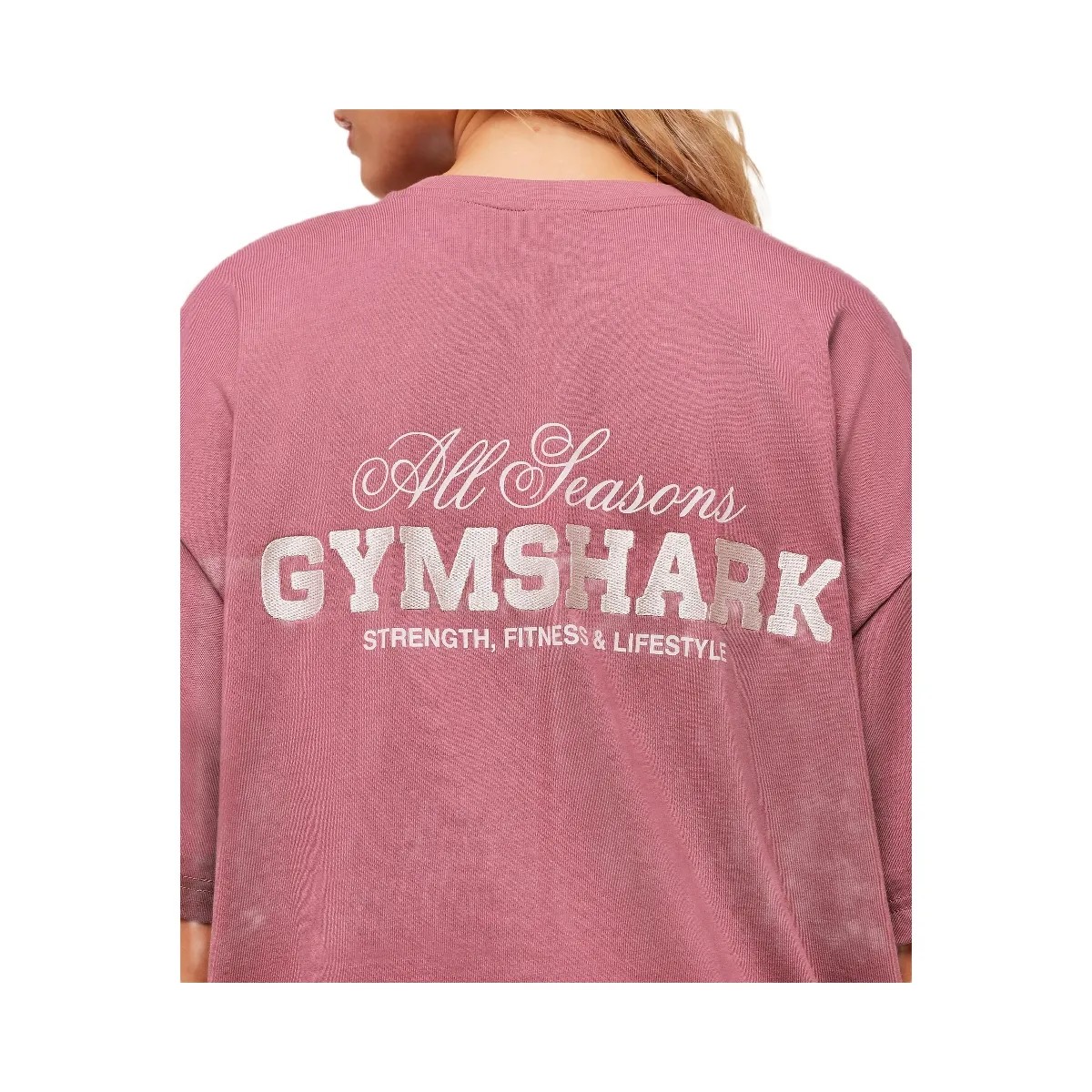 Gymshark All Seasons Graphic Short Sleeve T-Shirt - Reset Pink - HypeFly India View 4
