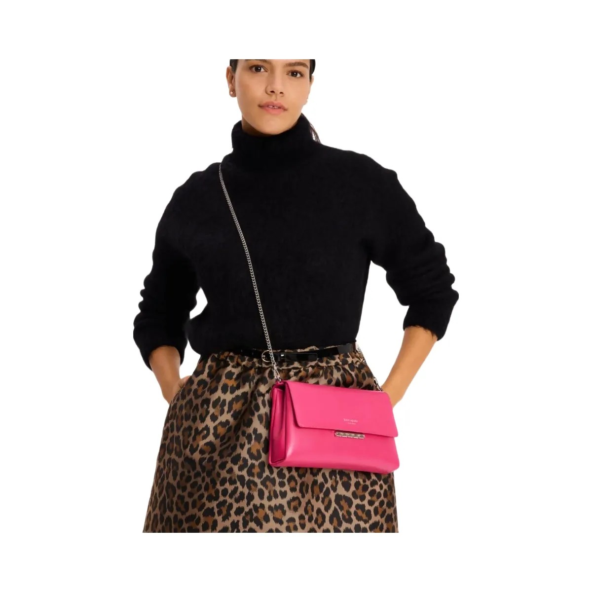 Kate Spade Grace Embellished Lock Clutch Rosehip - HypeFly India View 3