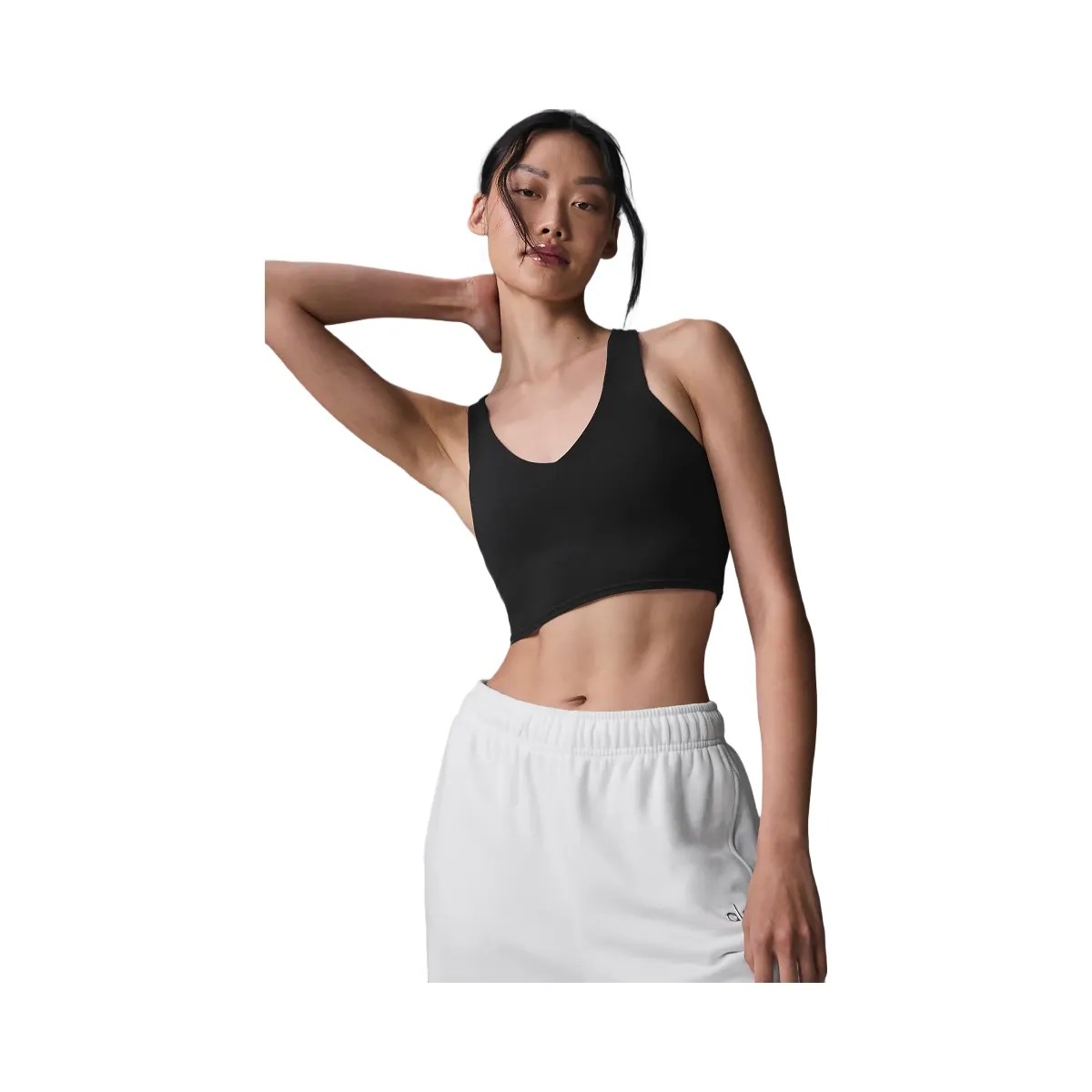 Alo Women's Airbrush Real Bra Tank - Black - HypeFly India View 3