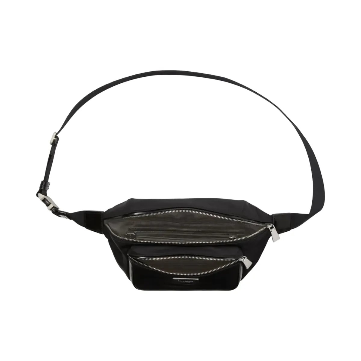 Kate Spade Sam Icon Ksnyl Nylon Medium Belt Bag Black - HypeFly India View 4