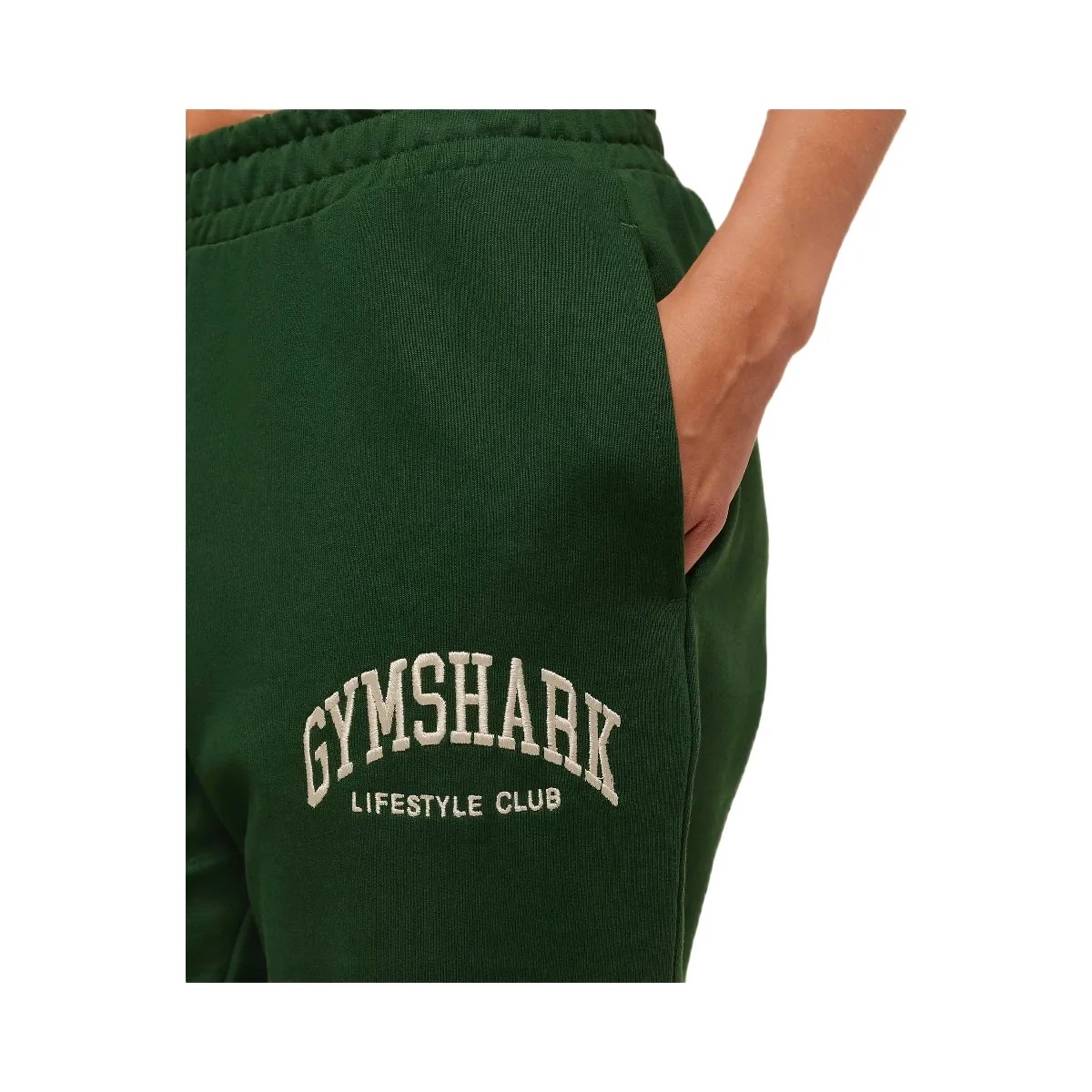 Gymshark Collegiate Graphic Joggers - Athletic Green - HypeFly India View 5