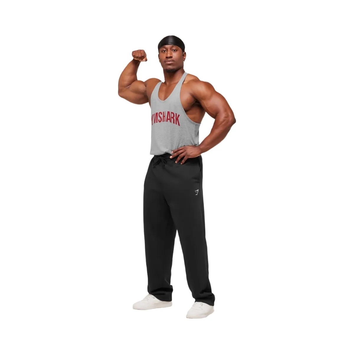 Gymshark Power Stringer - Charcoal Core Marl - HypeFly India View 2