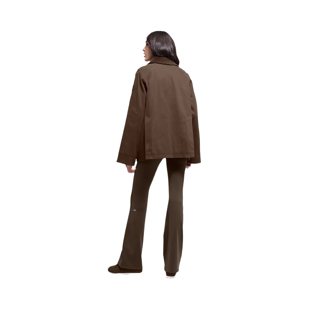 Alo Women's Twill Barn Jacket - Espresso - HypeFly India View 4